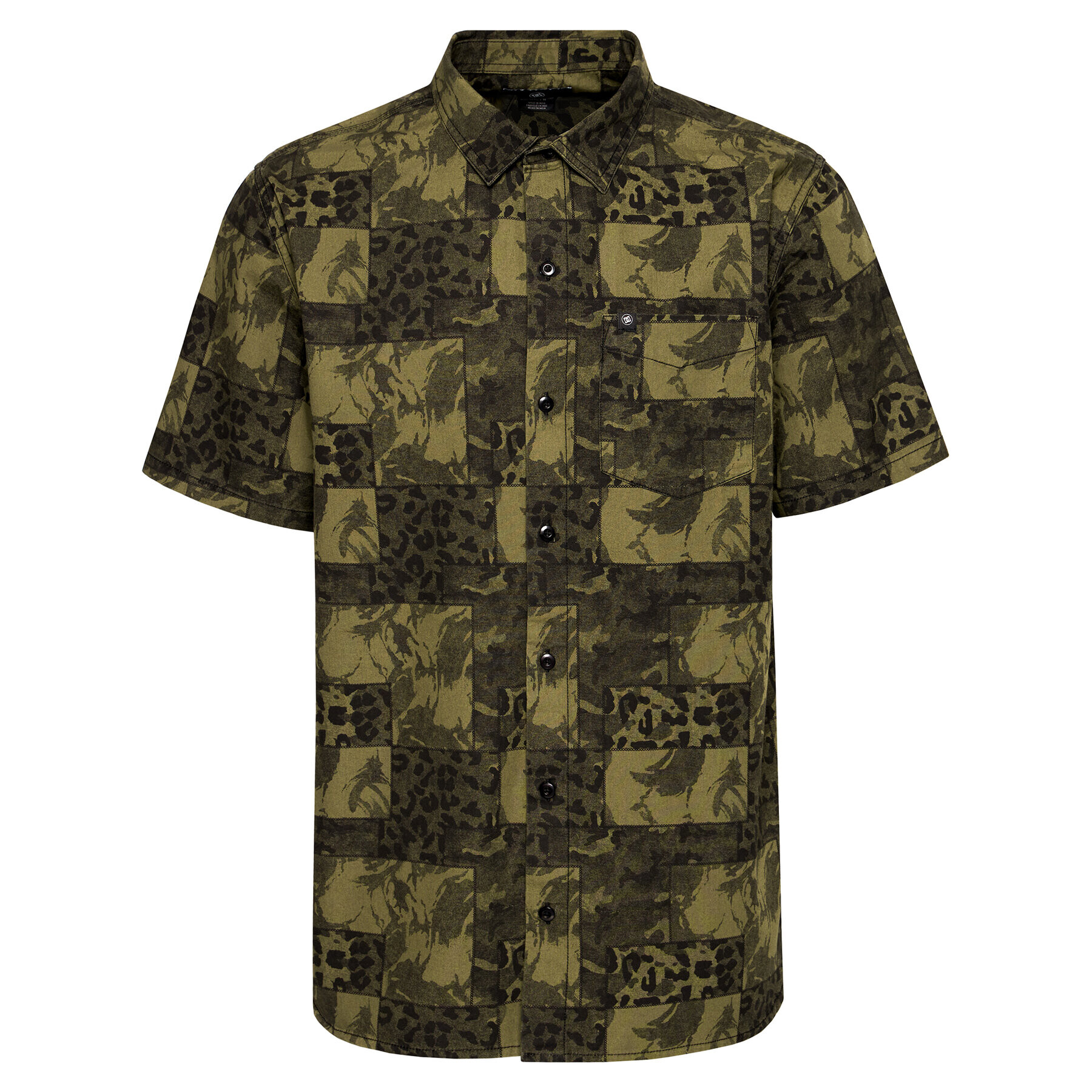 DC Риза Tactics ADYWT03082 Зелен Regular Fit - Pepit.bg