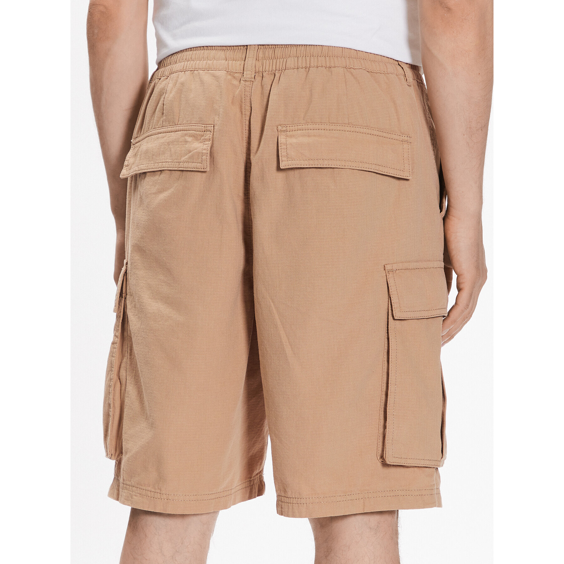 DC Шорти от плат Tundra ADYWS03068 Бежов Regular Fit - Pepit.bg