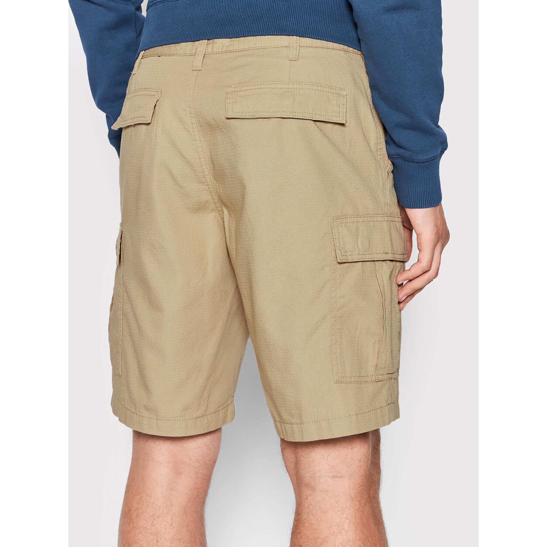 DC Шорти от плат Warehouse ADYWS03062 Бежов Relaxed Fit - Pepit.bg