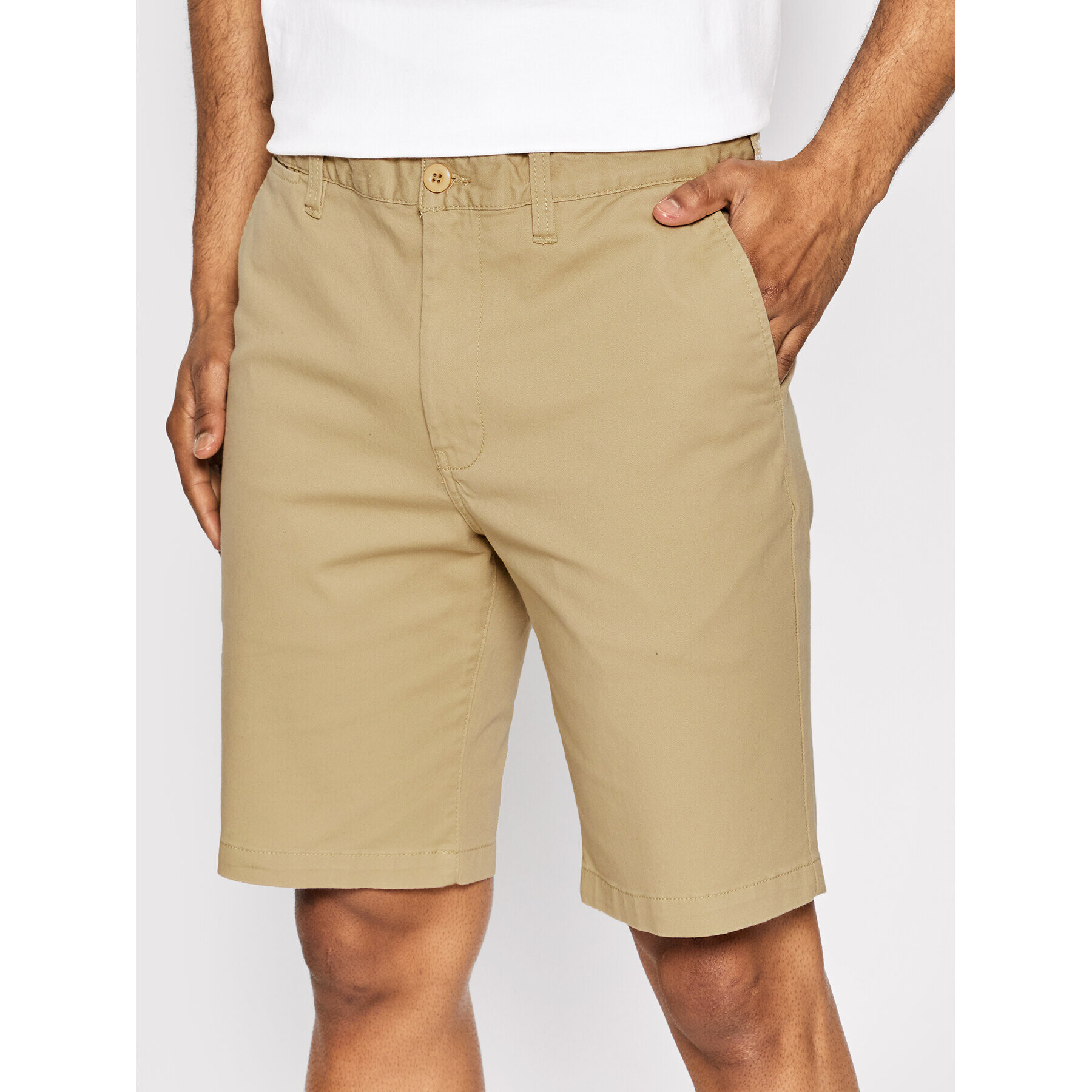 DC Шорти от плат Worker ADYWS03063 Бежов Regular Fit - Pepit.bg