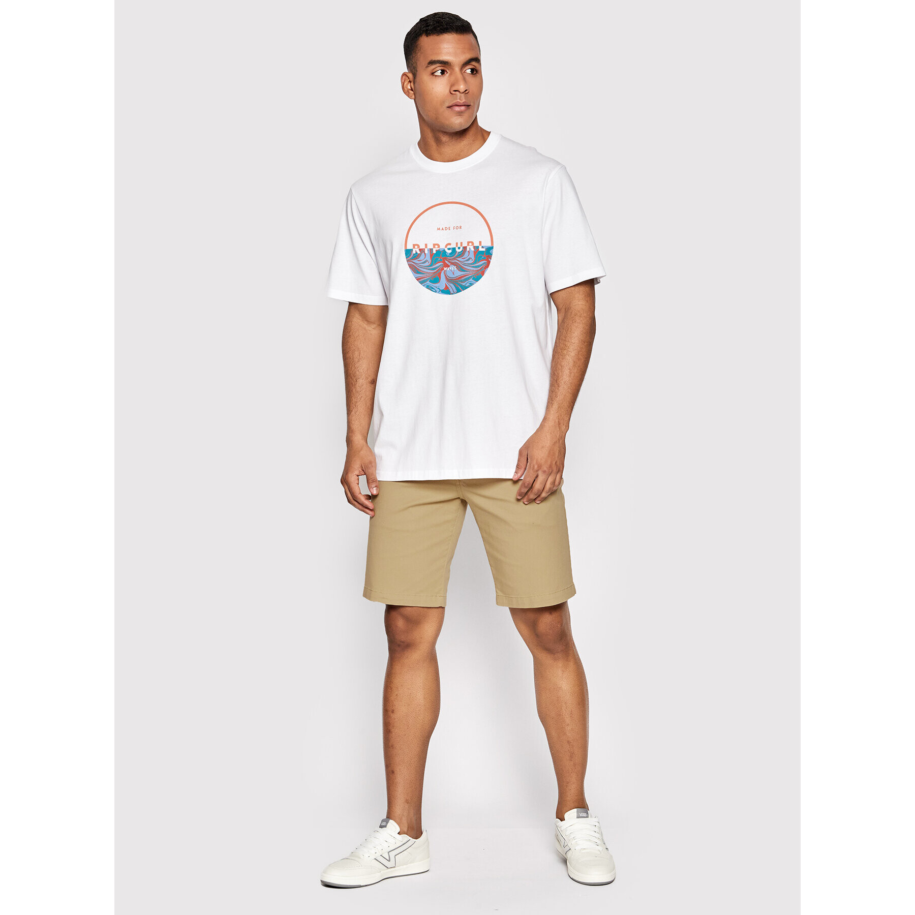 DC Шорти от плат Worker ADYWS03063 Бежов Regular Fit - Pepit.bg