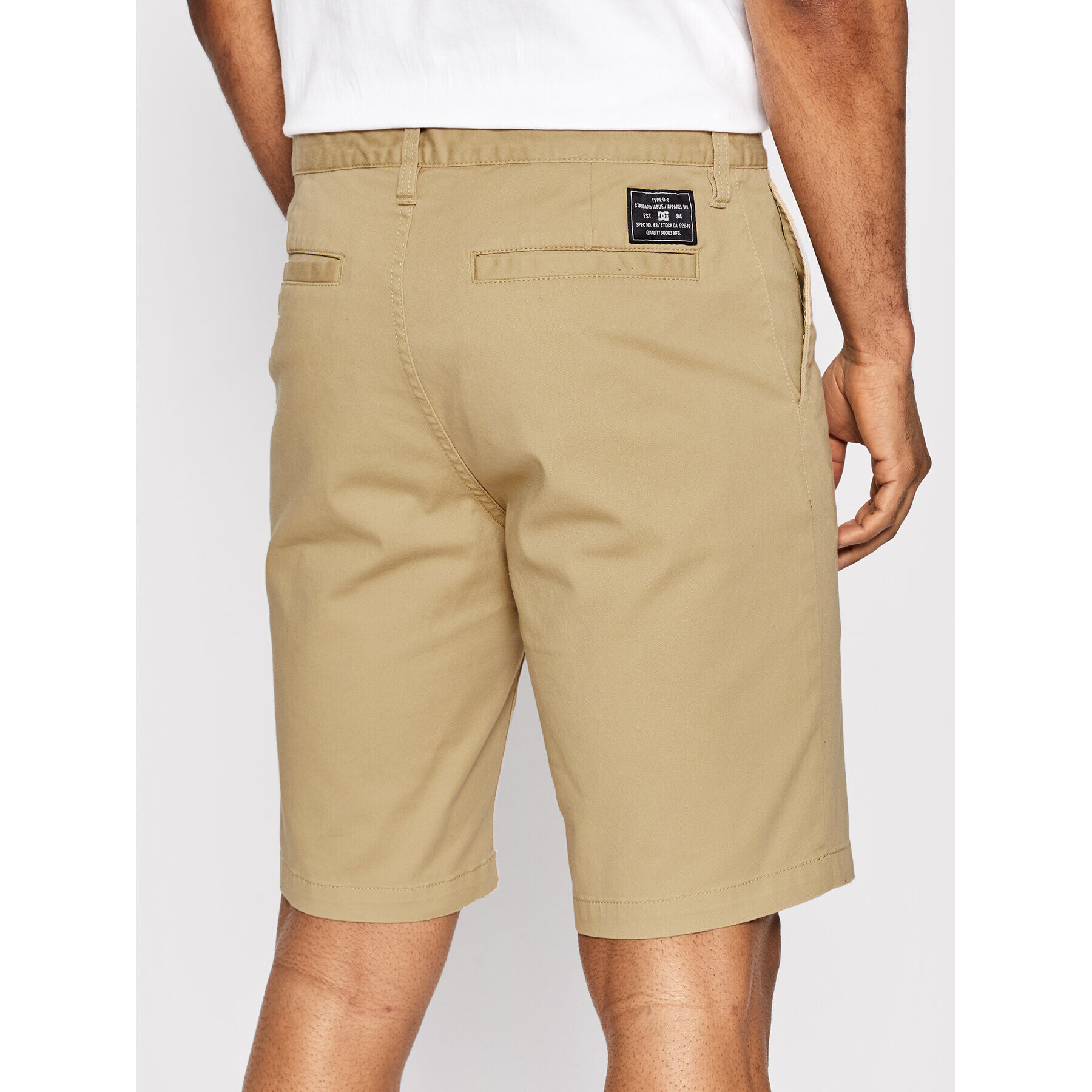 DC Шорти от плат Worker ADYWS03063 Бежов Regular Fit - Pepit.bg