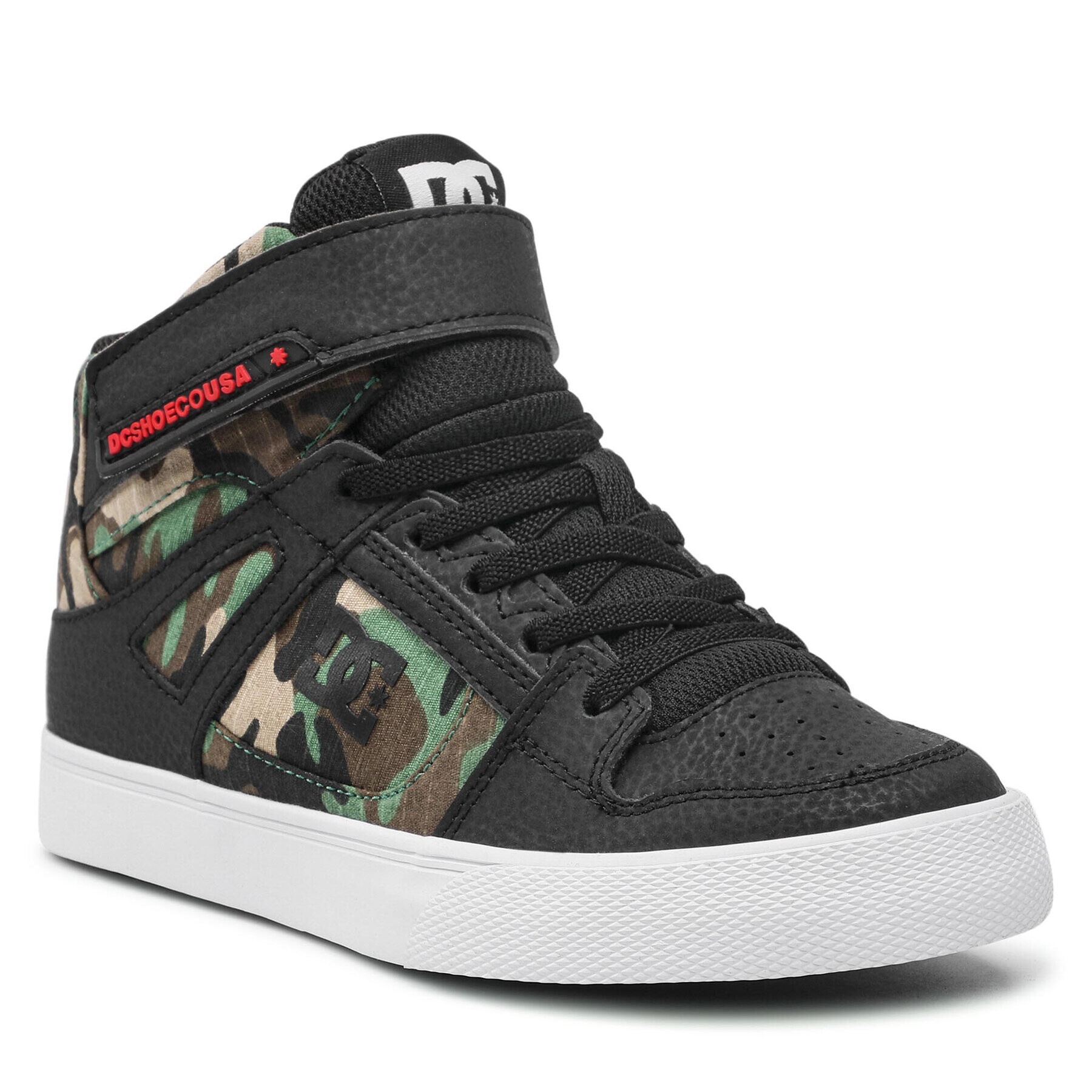 DC Сникърси Pure High-Top Ev ADBS300324 Черен - Pepit.bg