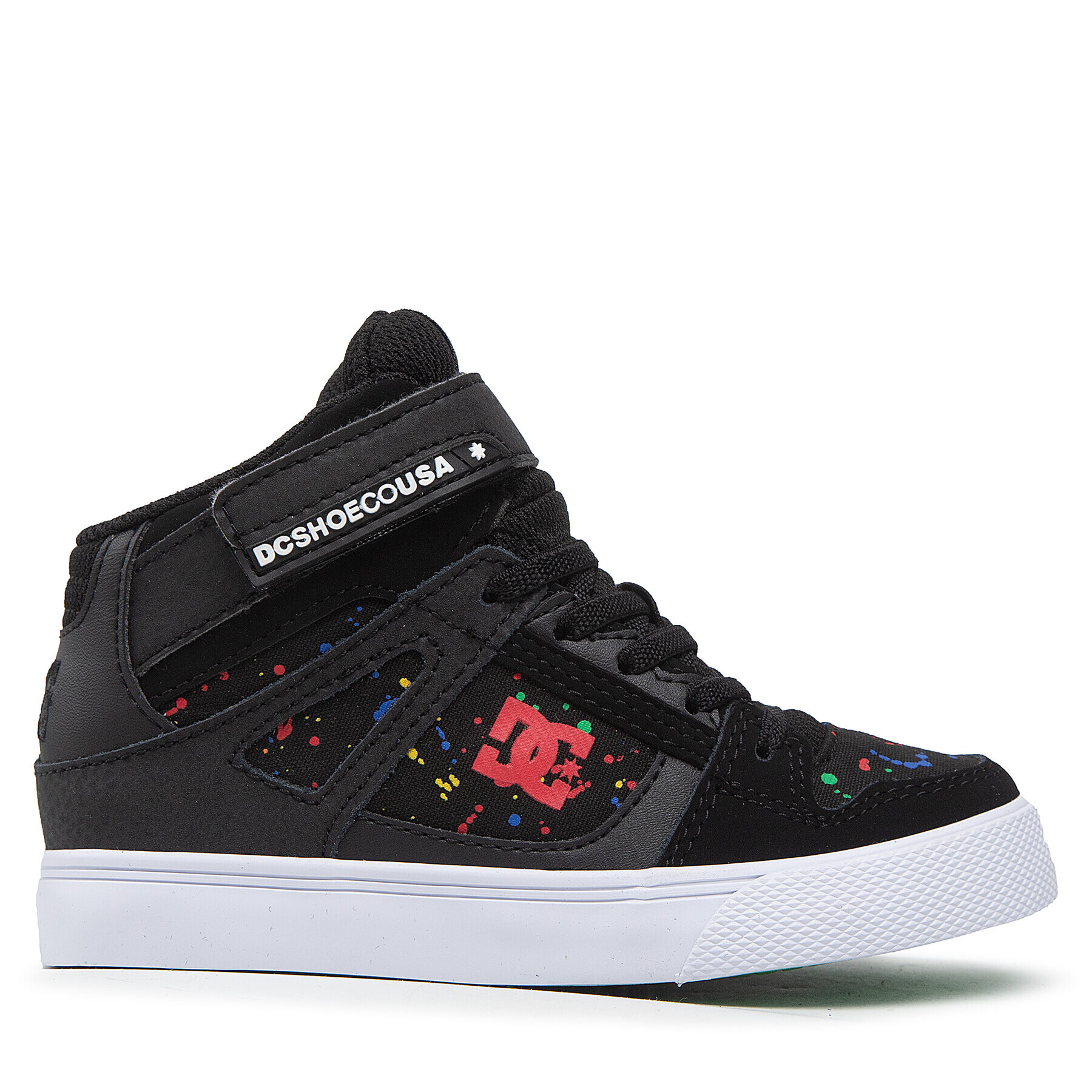 DC Сникърси Pure High-Top Ev ADBS300324 Черен - Pepit.bg