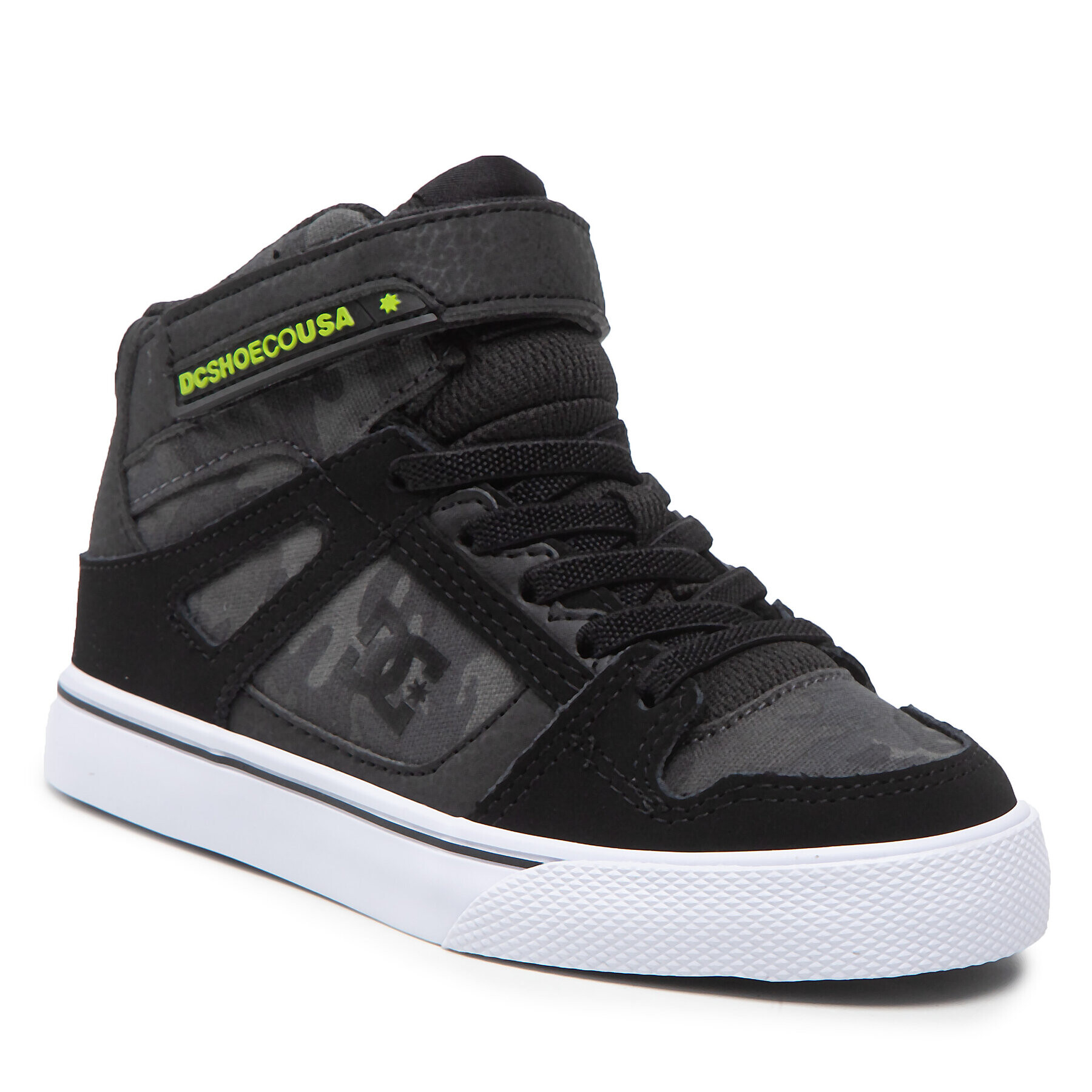 DC Сникърси Pure High-Top Ev ADBS300324 Черен - Pepit.bg