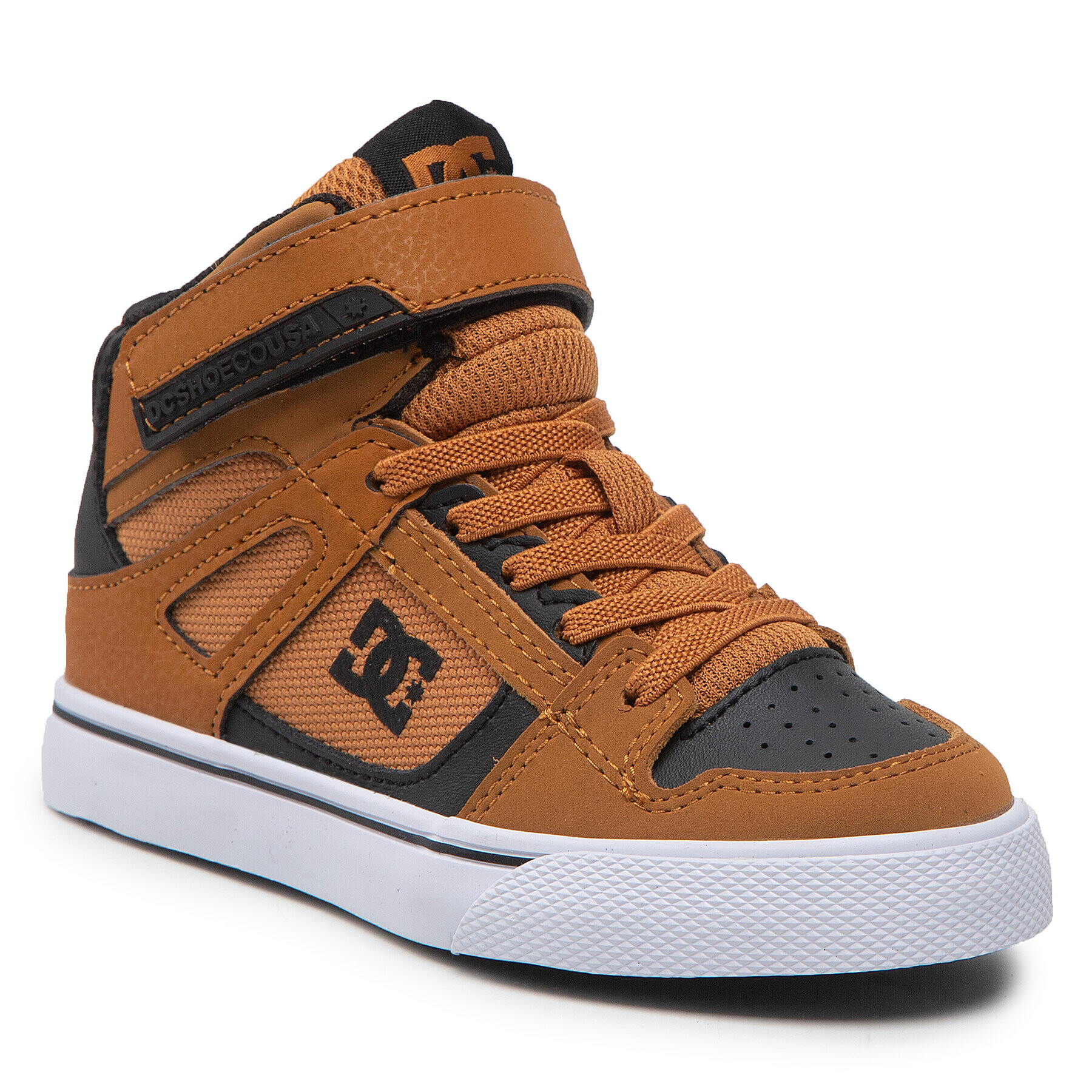 DC Сникърси Pure High-Top Ev ADBS300324 Кафяв - Pepit.bg