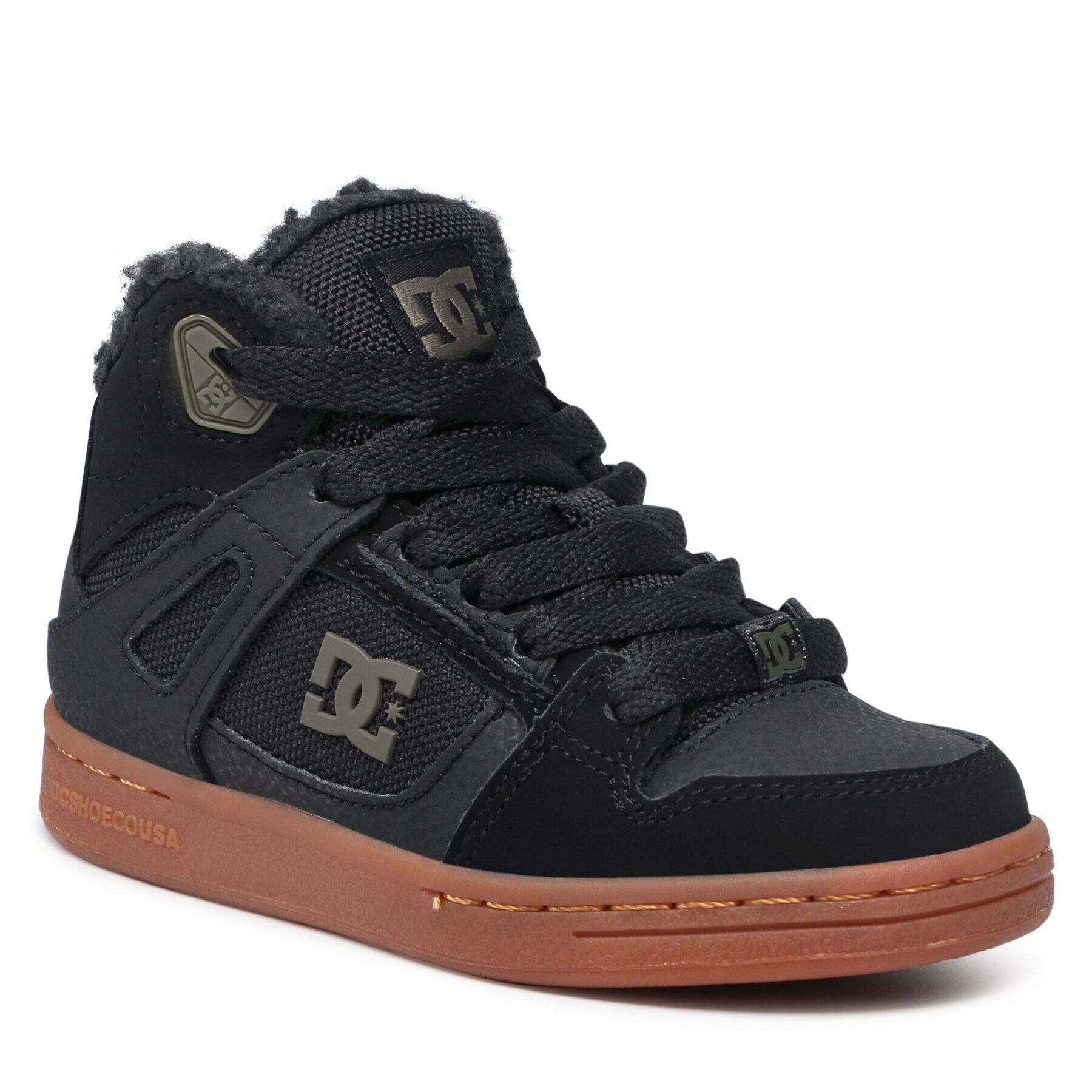 DC Сникърси Pure High-Top Wnt ADBS100245 Черен - Pepit.bg