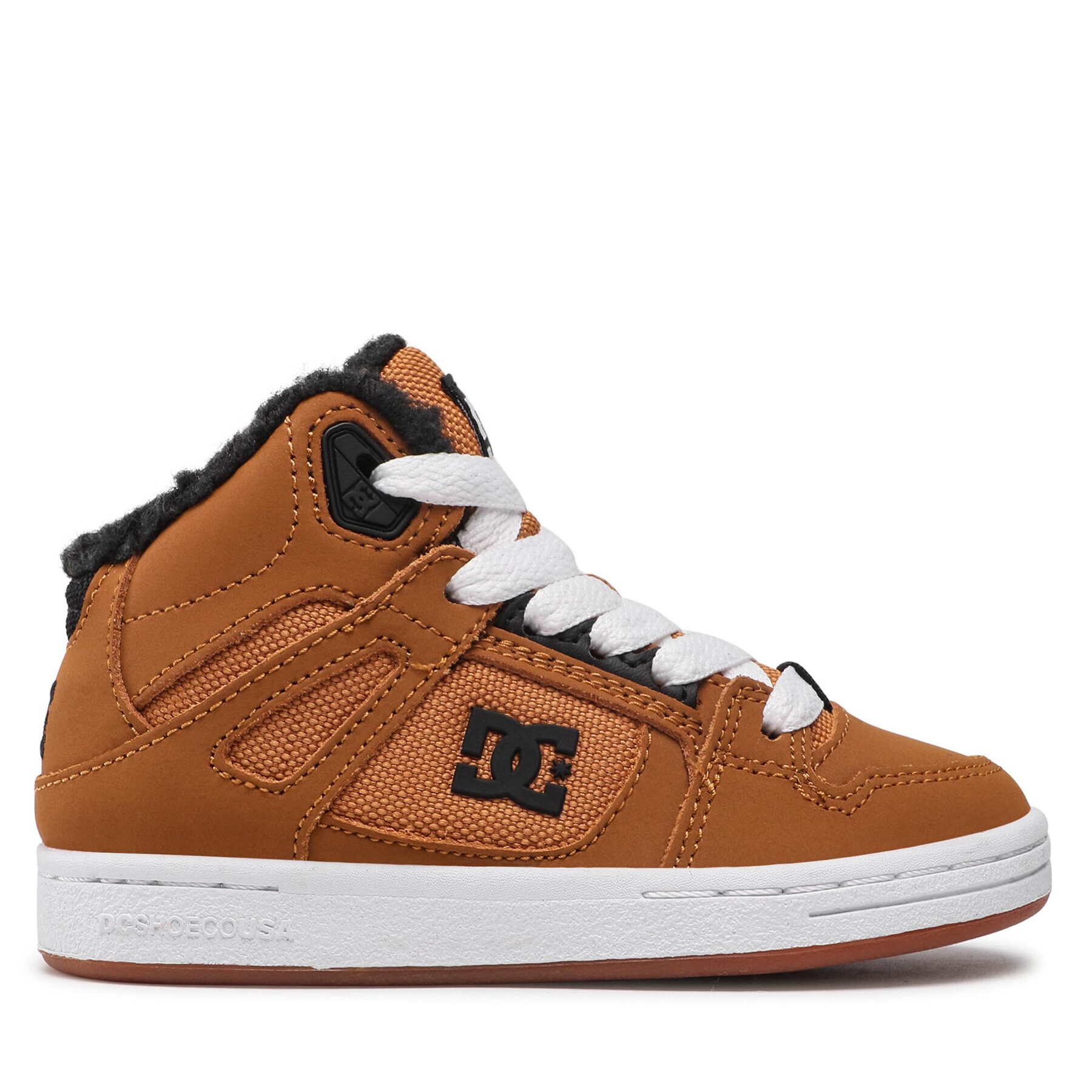 DC Сникърси Pure High-Top Wnt ADBS100245 Кафяв - Pepit.bg