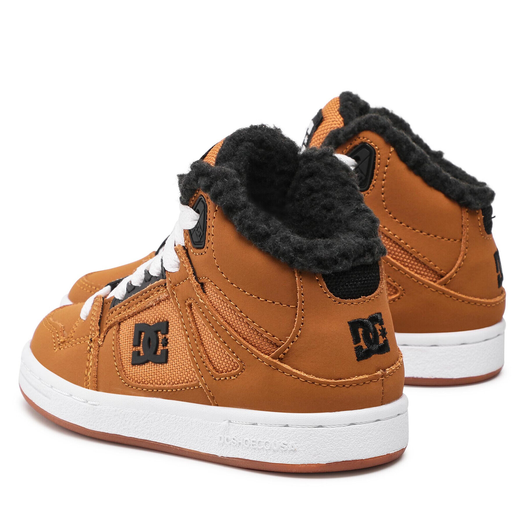 DC Сникърси Pure High-Top Wnt ADBS100245 Кафяв - Pepit.bg