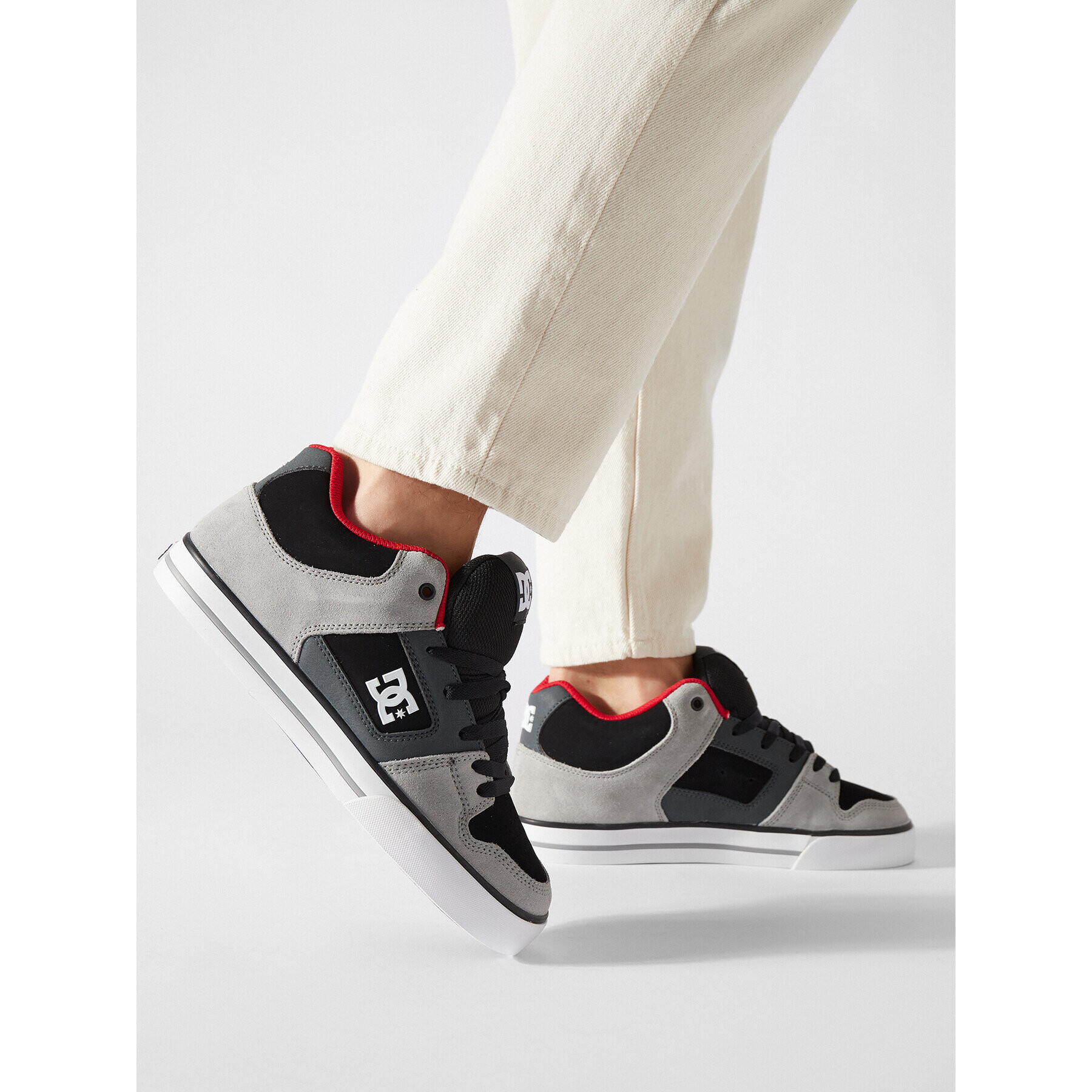 DC Сникърси Pure Mid ADYS400082 Сив - Pepit.bg