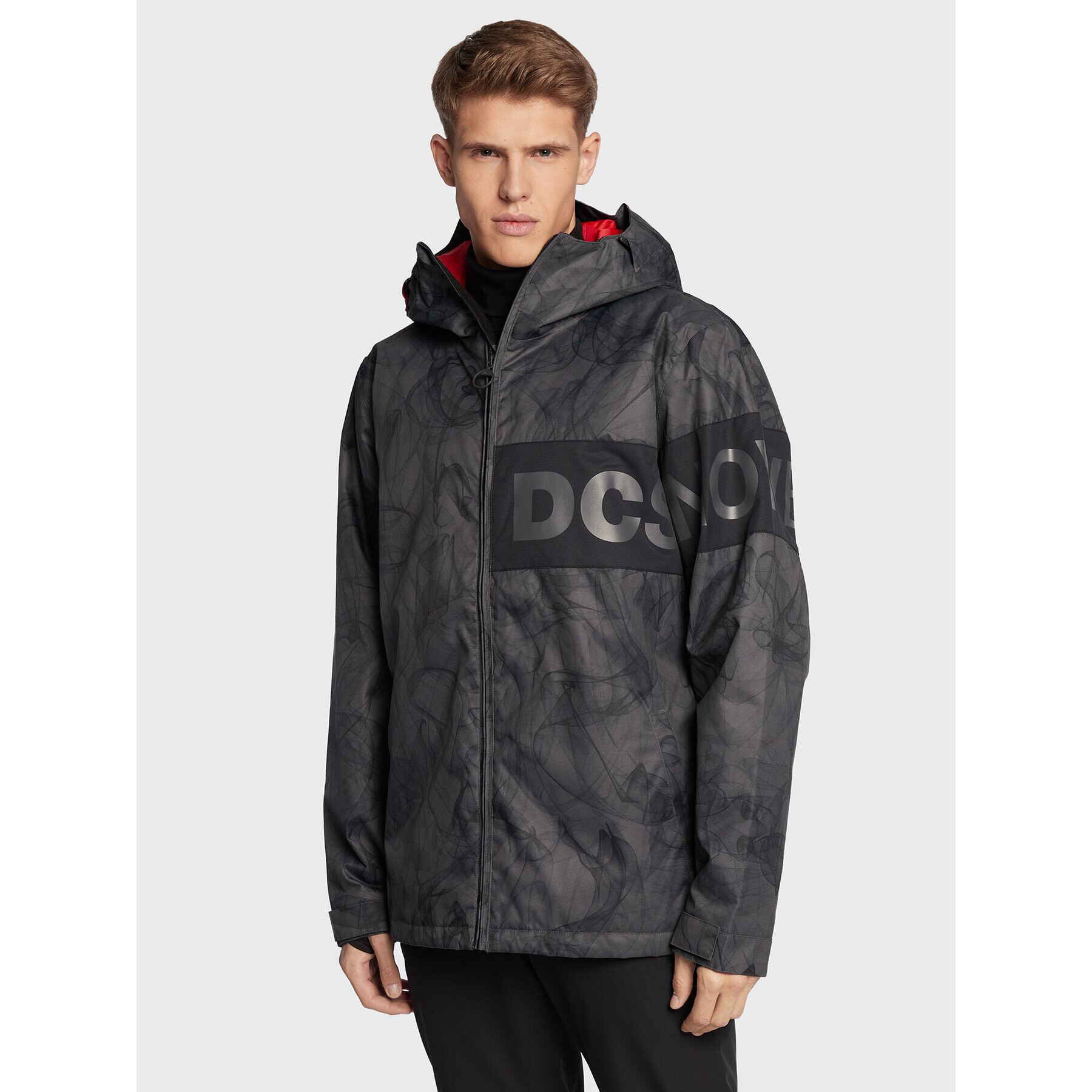 DC Сноуборд яке Propaganda ADYTJ03047 Сив Relaxed Fit - Pepit.bg