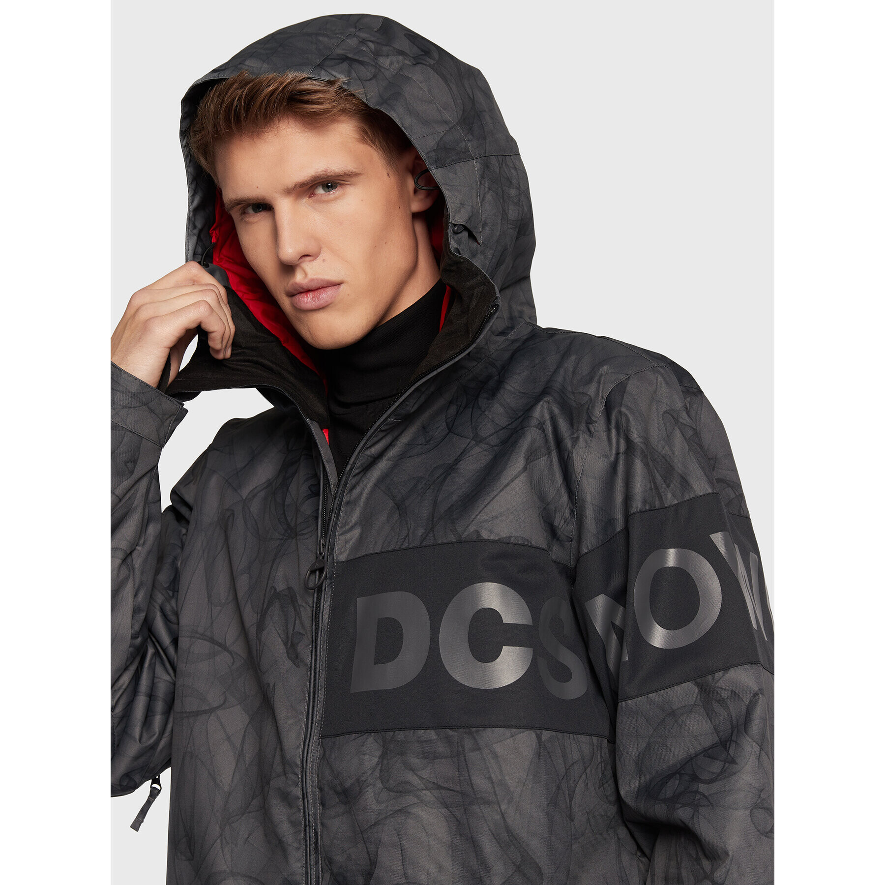 DC Сноуборд яке Propaganda ADYTJ03047 Сив Relaxed Fit - Pepit.bg