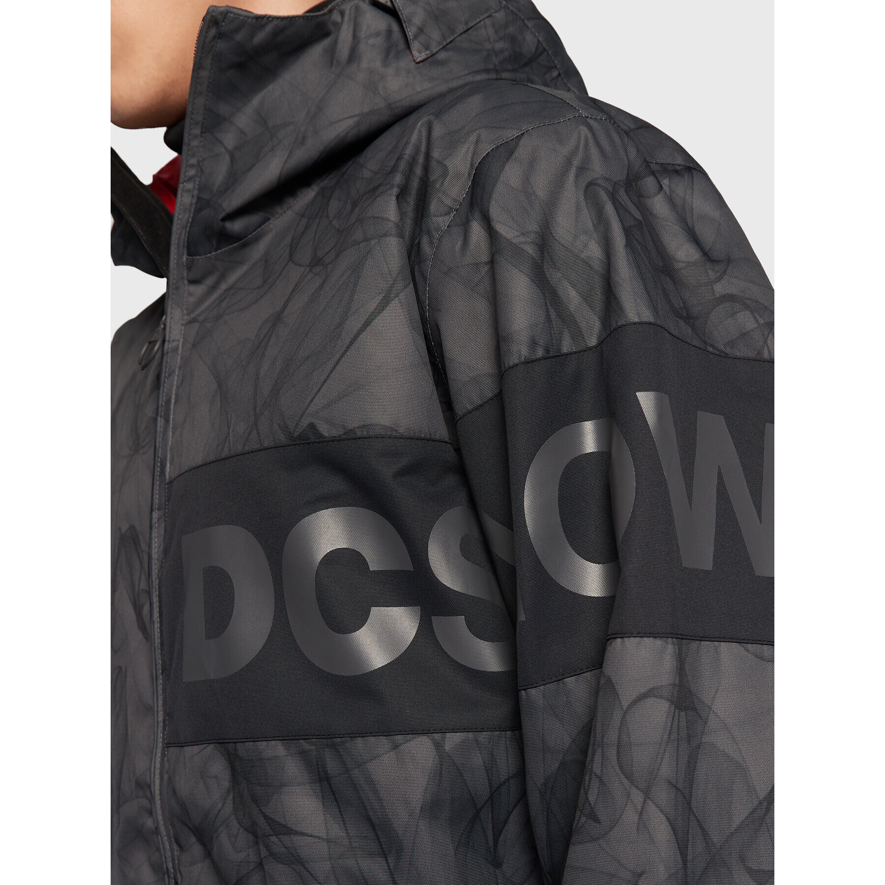 DC Сноуборд яке Propaganda ADYTJ03047 Сив Relaxed Fit - Pepit.bg