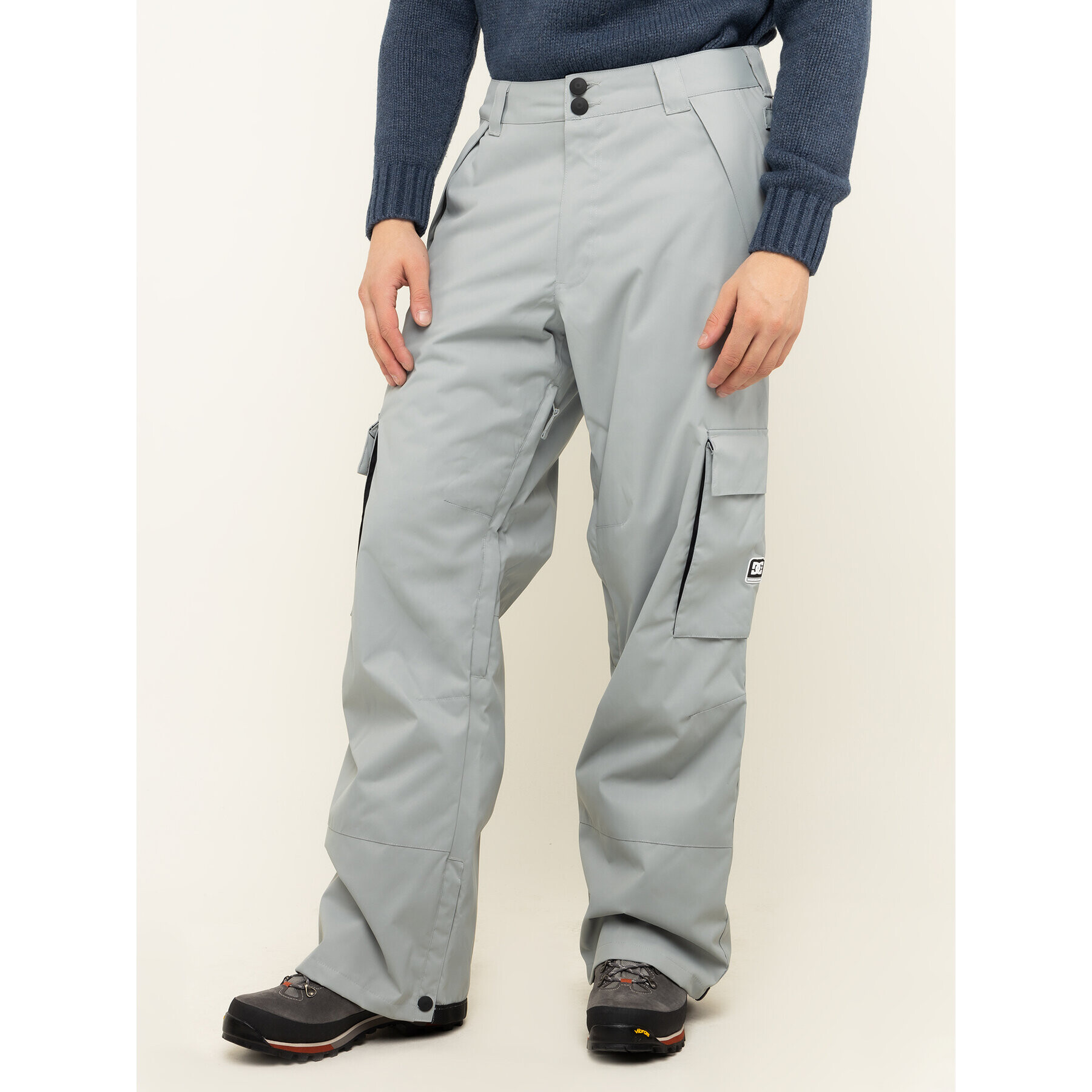 DC Сноуборд панталони Banshee EDYTP03047 Сив Regular Fit - Pepit.bg