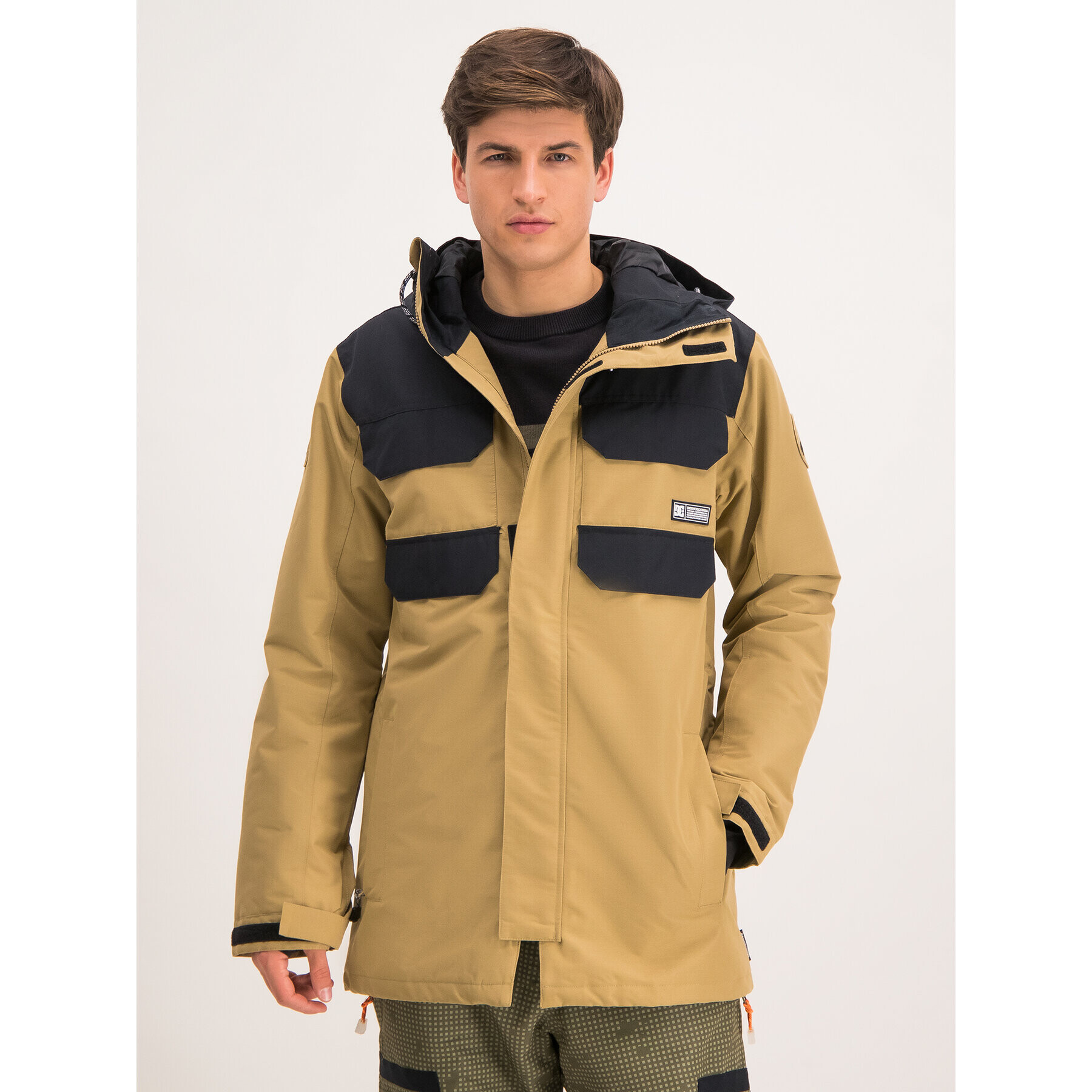 DC Сноуборд яке Haven EDYTJ03096 Бежов Tailored Fit - Pepit.bg