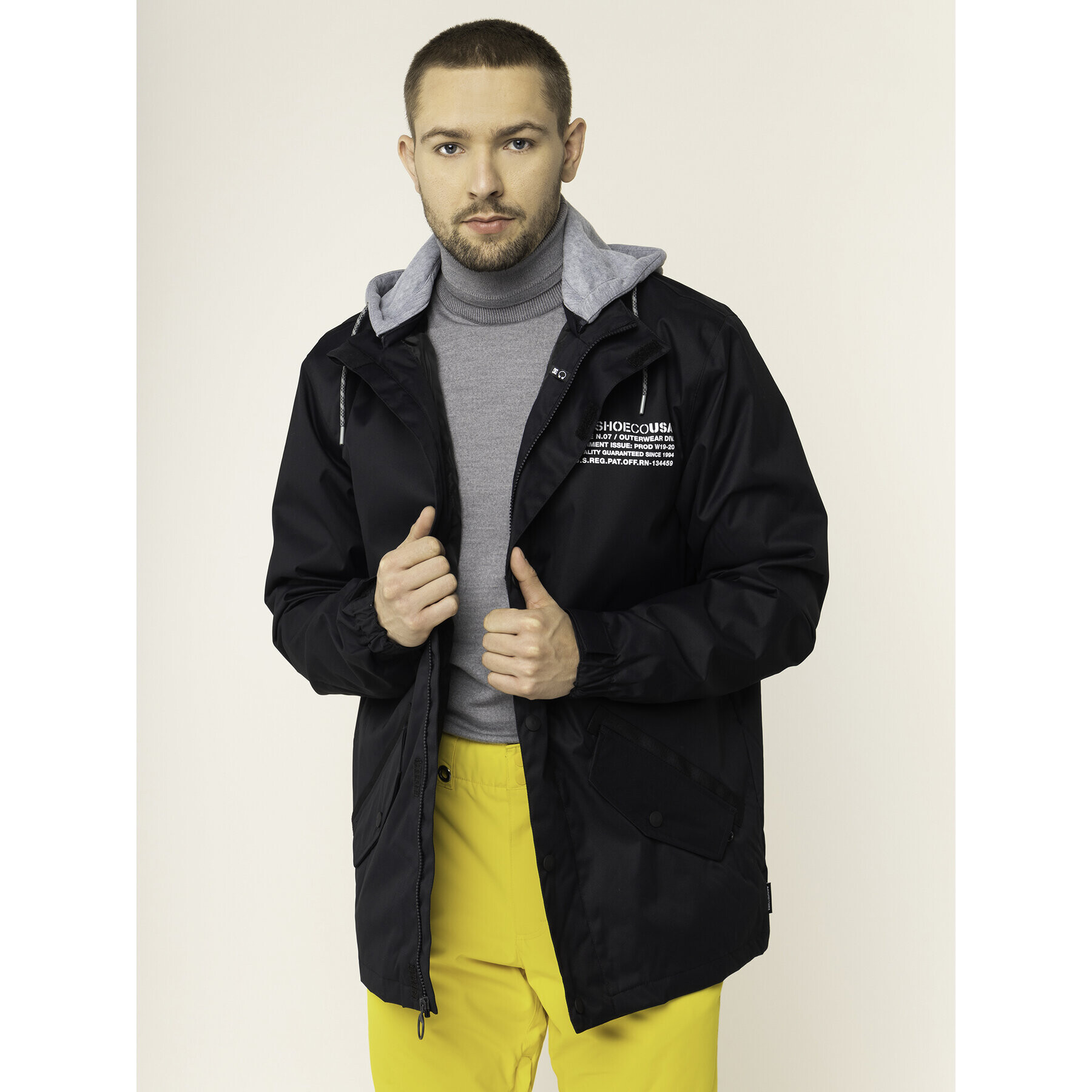 DC Сноуборд яке Union EDYTJ03093 Черен Regular Fit - Pepit.bg