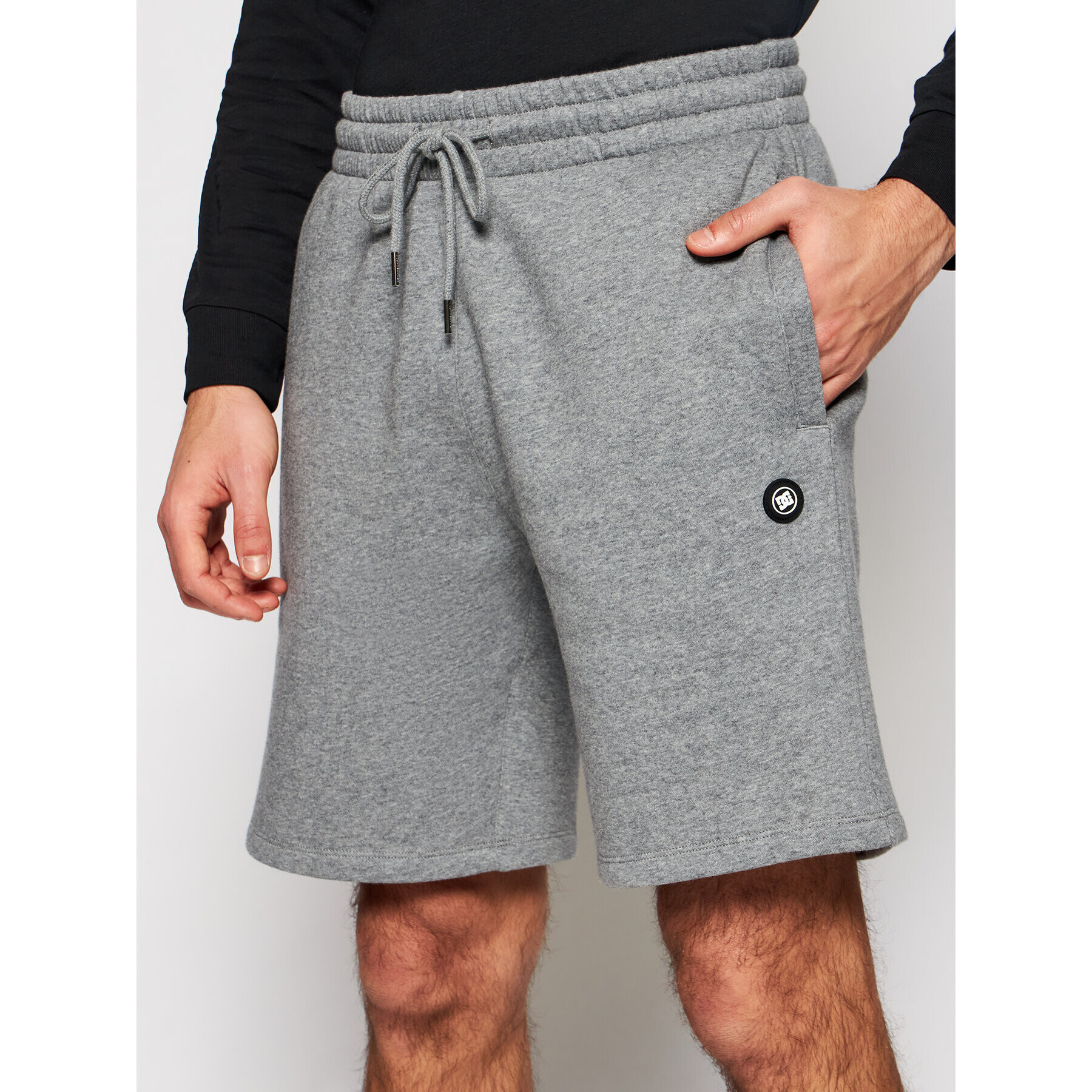 DC Спортни шорти Riot ADYFB03047 Сив Regular Fit - Pepit.bg