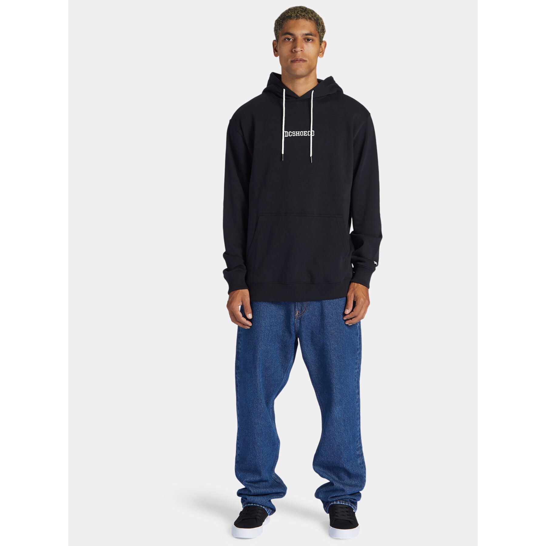 DC Суитшърт Baseline Otlr ADYFT03390 Черен Regular Fit - Pepit.bg