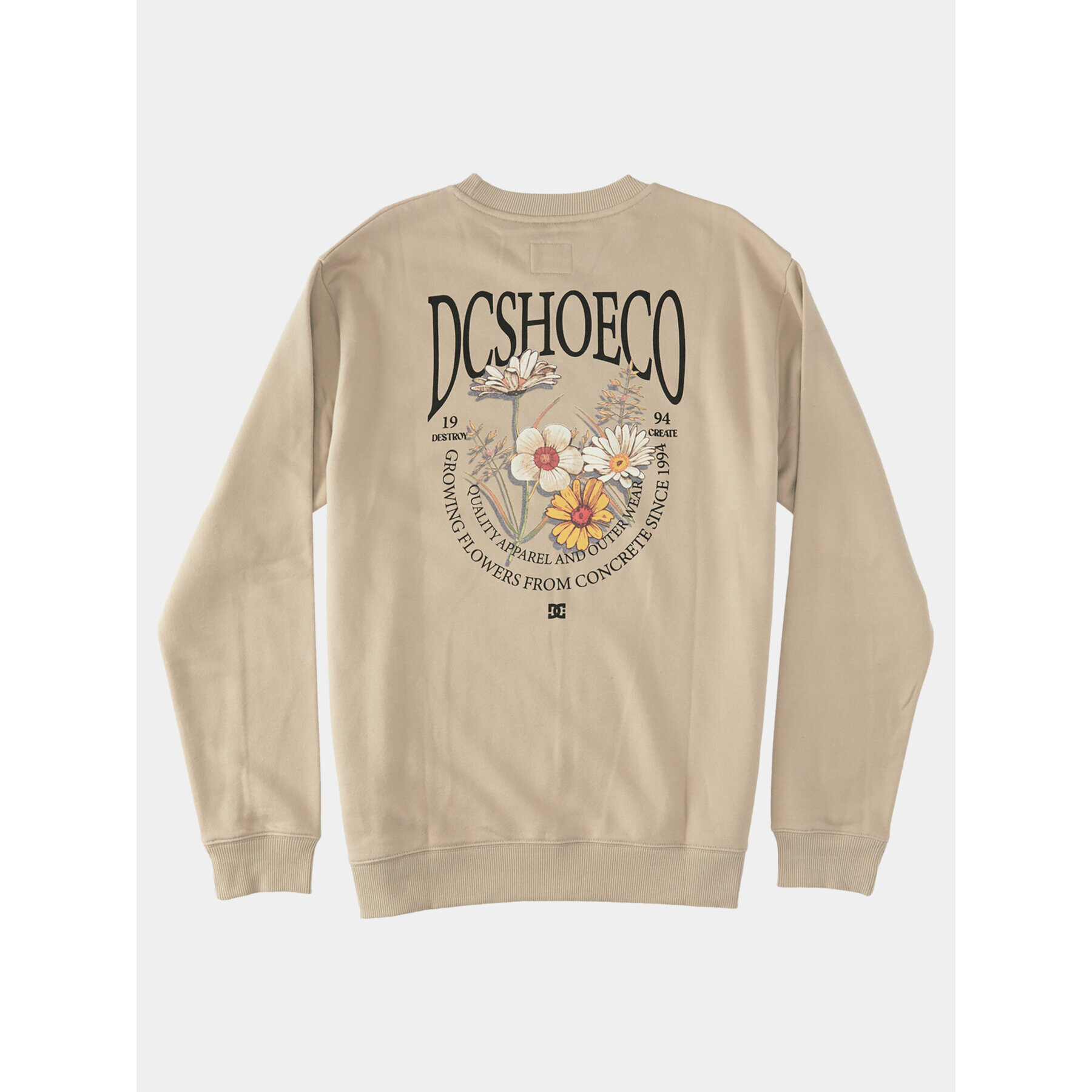 DC Суитшърт Concrete Otlr ADYSF03116 Бежов Regular Fit - Pepit.bg