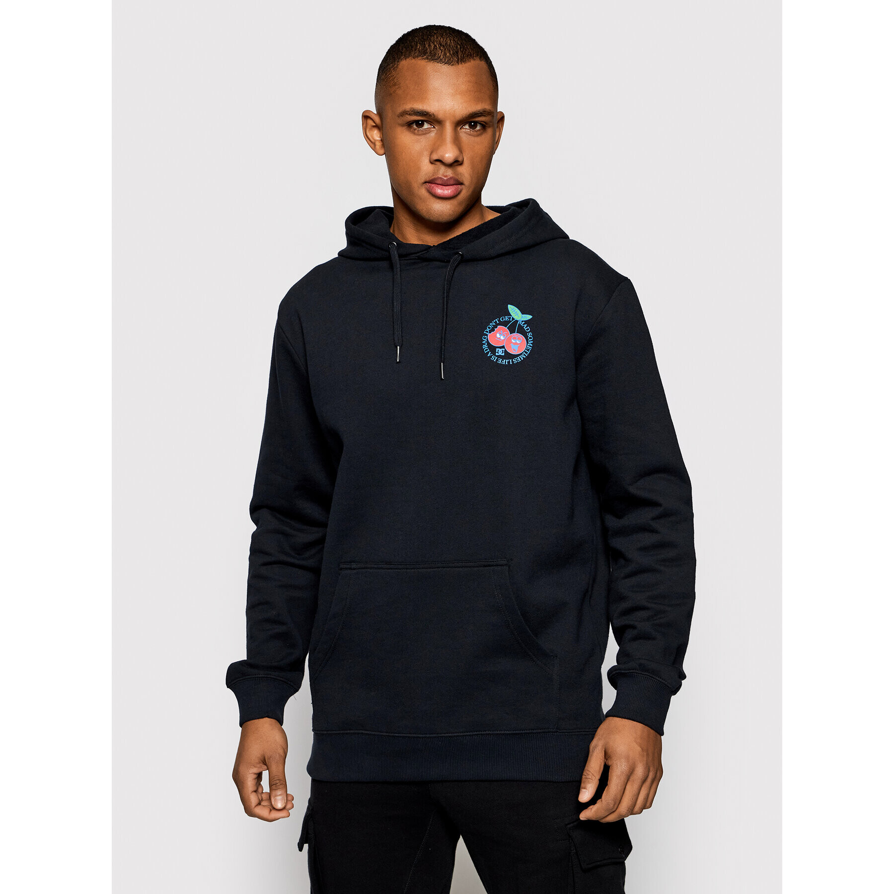 DC Суитшърт Dont Get Mad ADYSF03052 Черен Regular Fit - Pepit.bg
