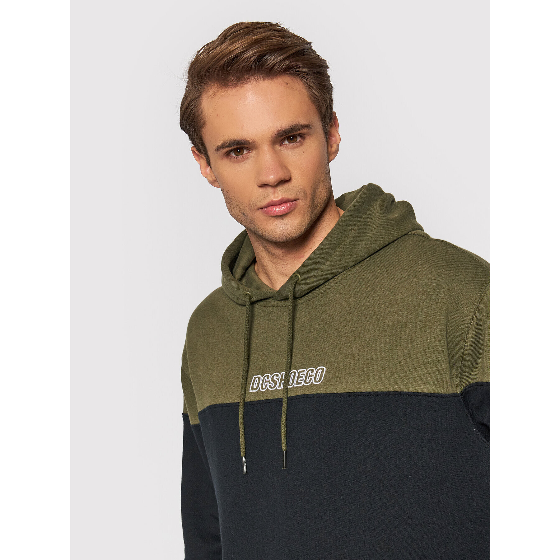 DC Суитшърт Downing ADYFT03320 Зелен Regular Fit - Pepit.bg