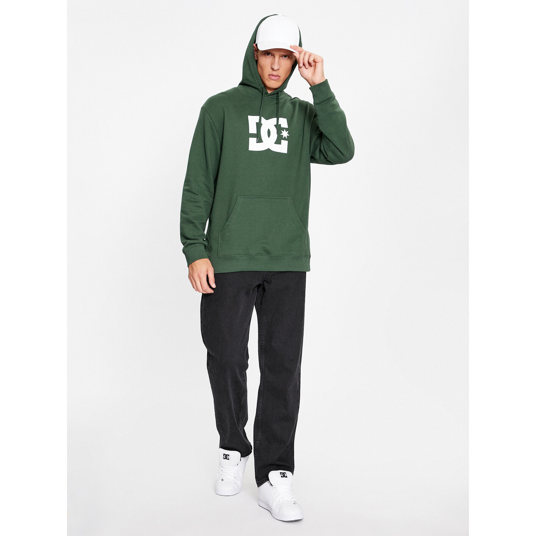 DC Суитшърт Star Otlr ADYSF03099 Зелен Regular Fit - Pepit.bg