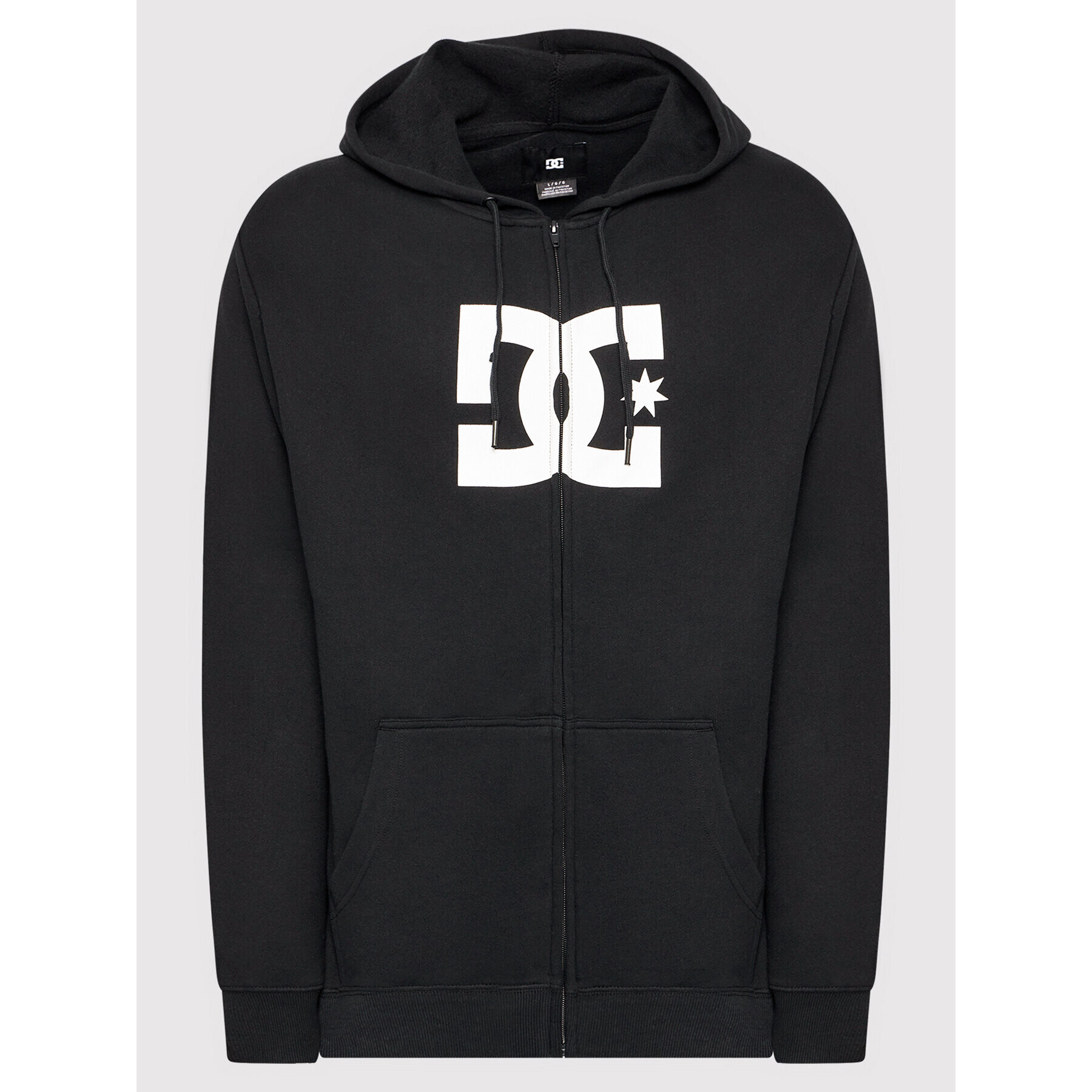 DC Суитшърт Star Zip-Up ADYSF03078 Черен Regular Fit - Pepit.bg