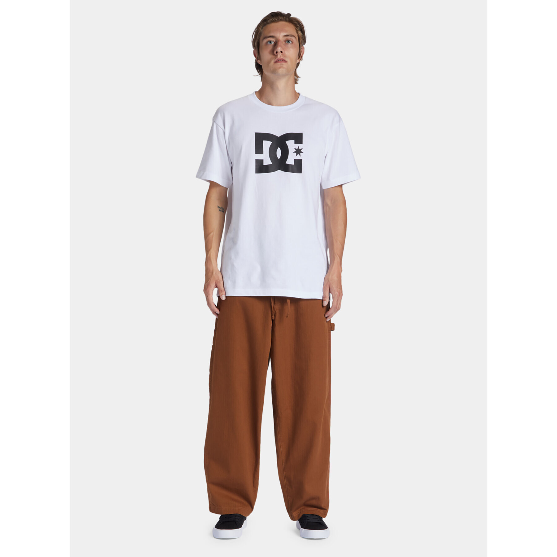 DC Текстилни панталони Trench Pant Ndpt ADYNP03084 Кафяв Regular Fit - Pepit.bg