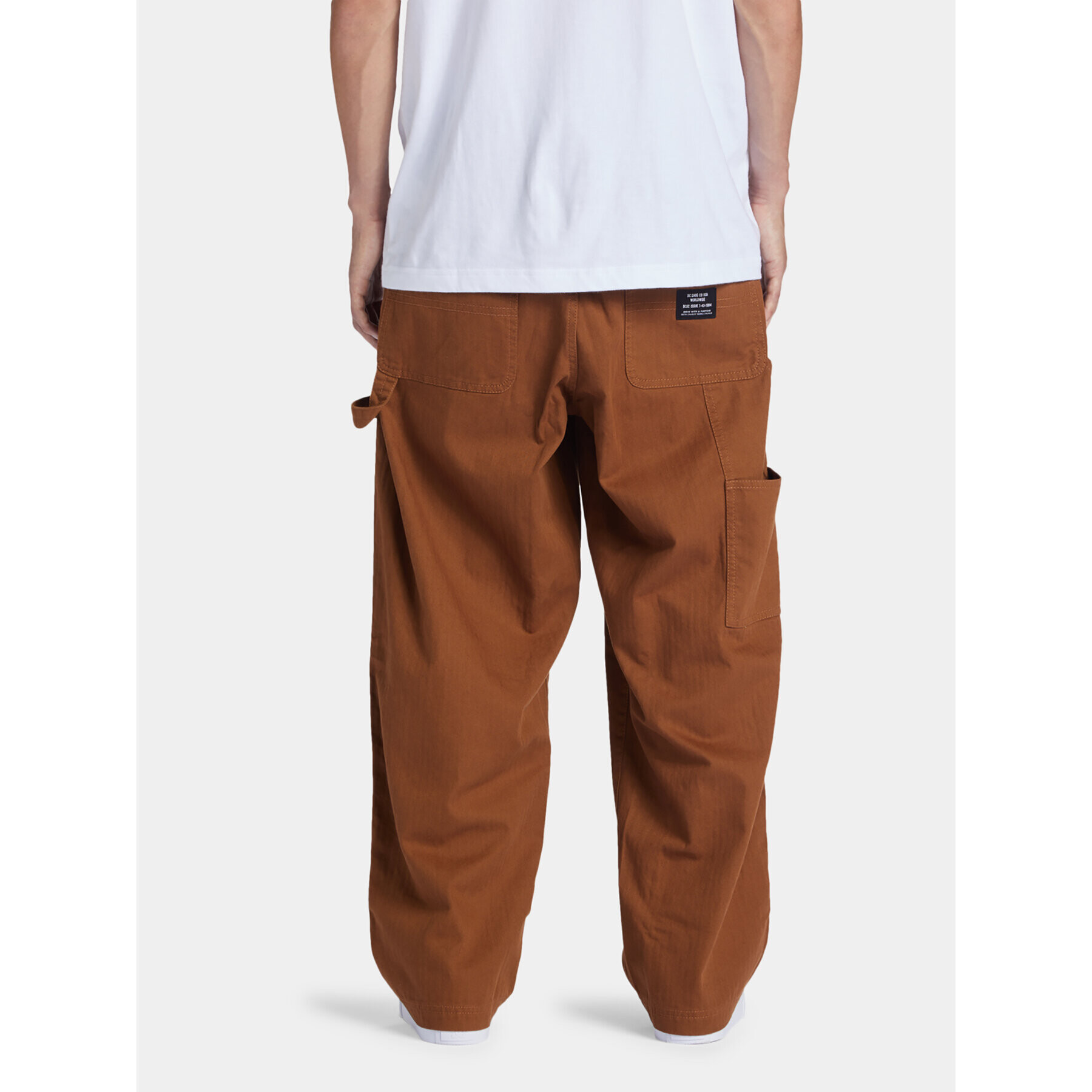 DC Текстилни панталони Trench Pant Ndpt ADYNP03084 Кафяв Regular Fit - Pepit.bg