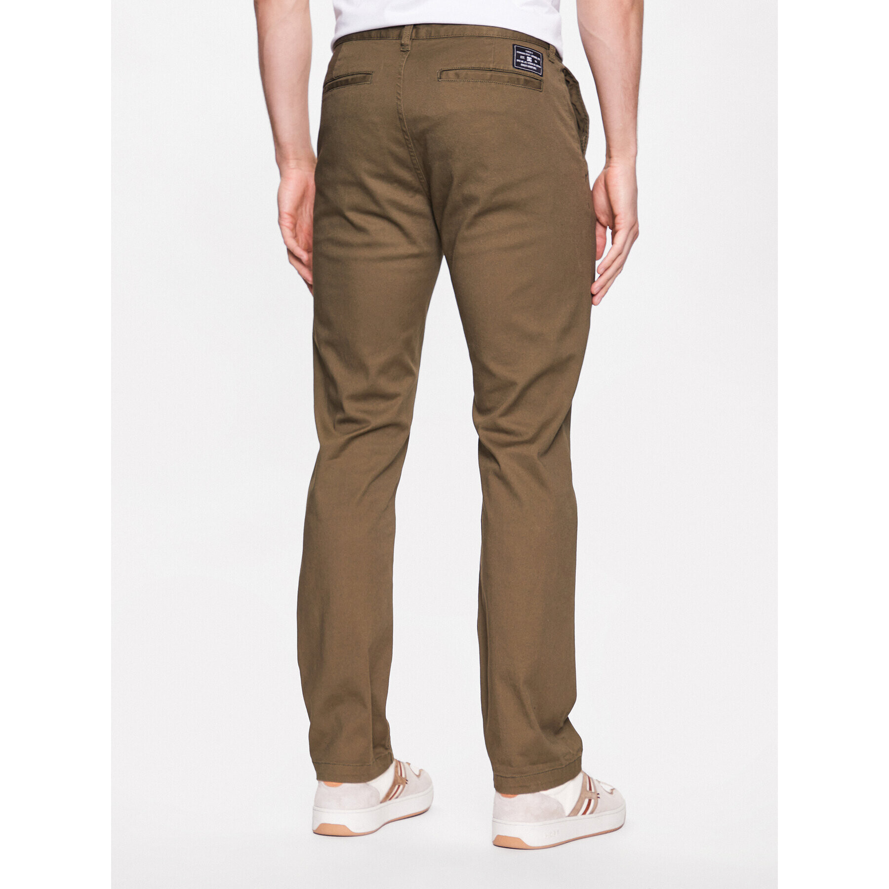 DC Текстилни панталони Worker ADYNP03073 Каки Straight Fit - Pepit.bg