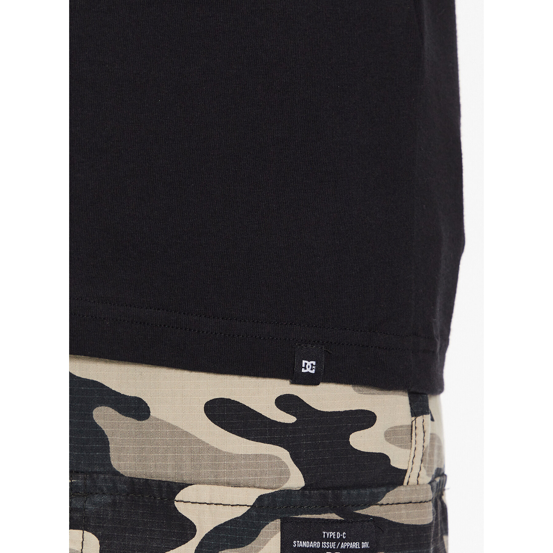 DC Тишърт 94 Concepts ADYZT05236 Черен Relaxed Fit - Pepit.bg