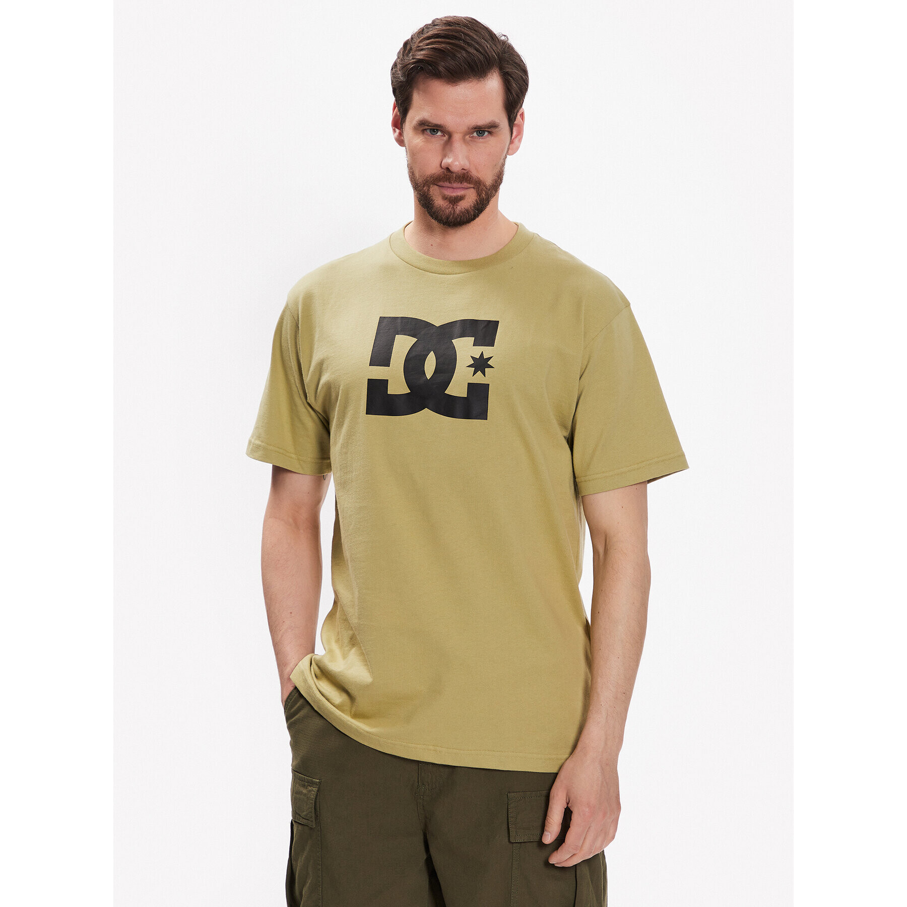 DC Тишърт ADYZT04985 Зелен Relaxed Fit - Pepit.bg