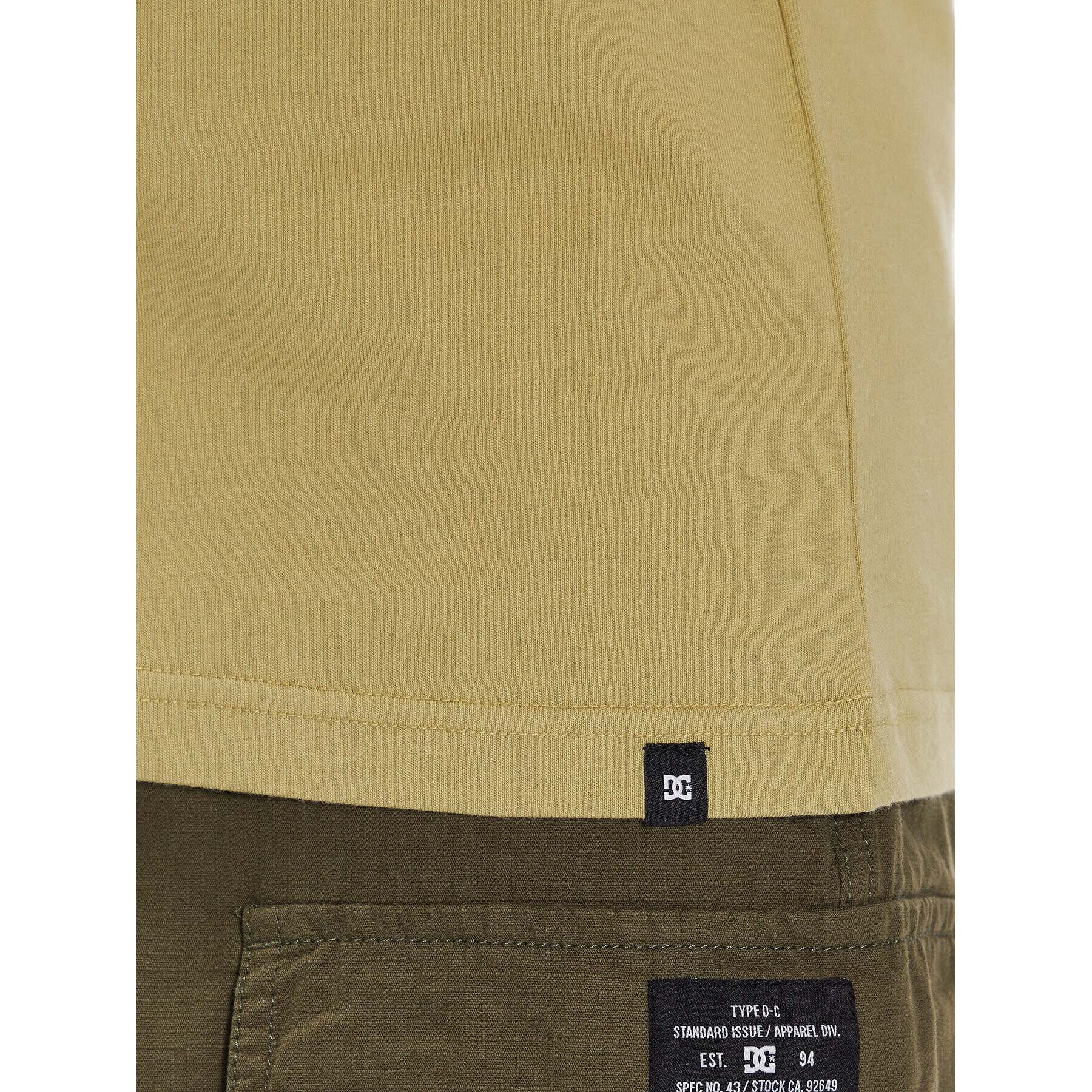 DC Тишърт ADYZT04985 Зелен Relaxed Fit - Pepit.bg