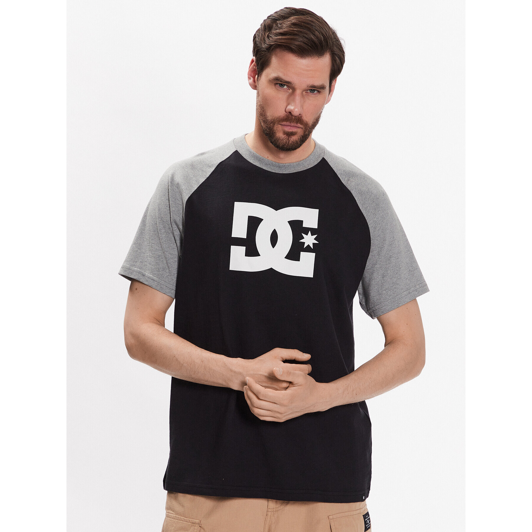 DC Тишърт ADYZT04998 Черен Regular Fit - Pepit.bg