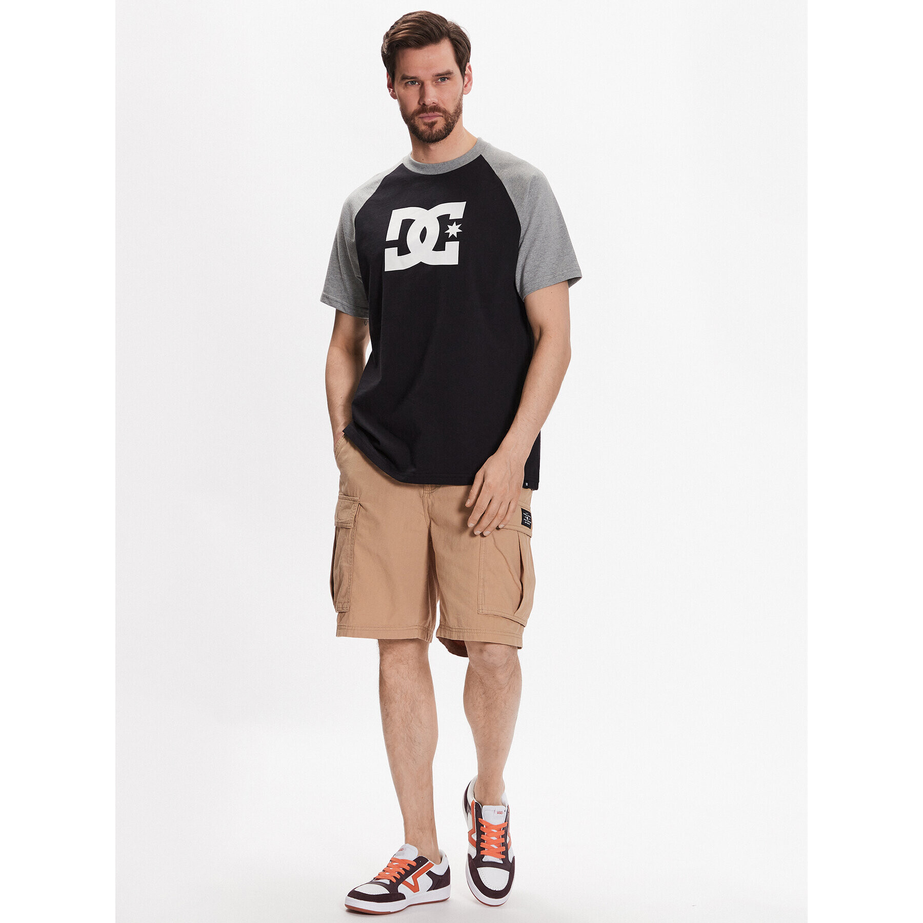 DC Тишърт ADYZT04998 Черен Regular Fit - Pepit.bg