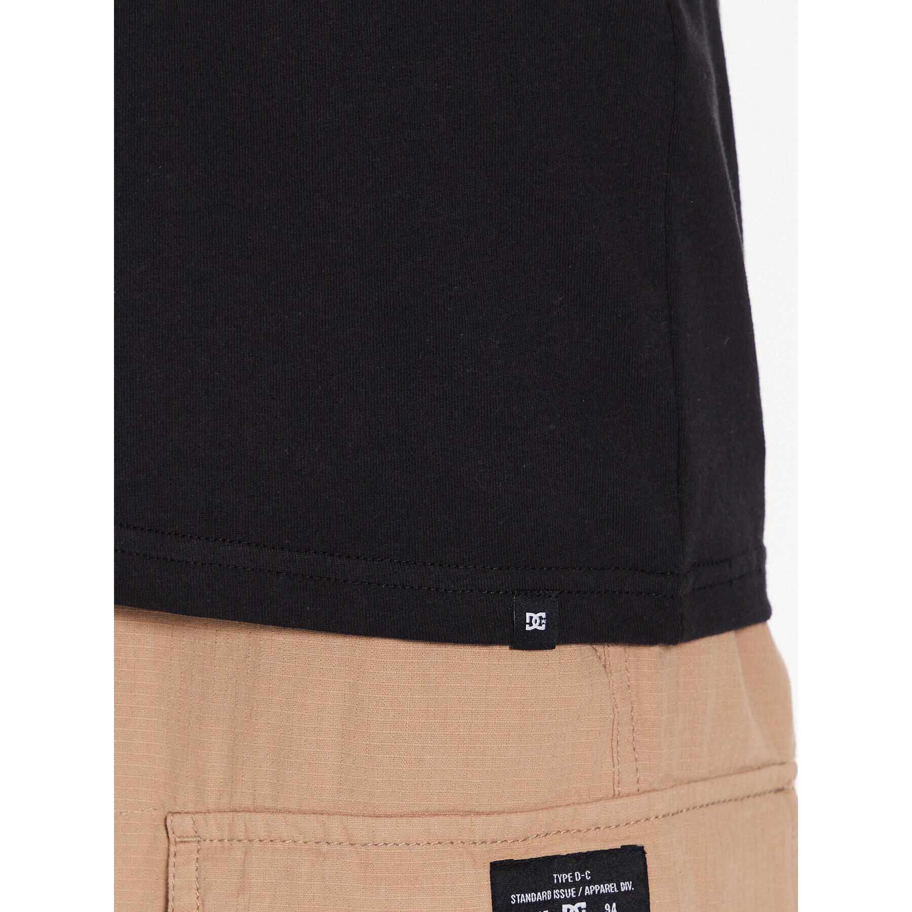DC Тишърт ADYZT04998 Черен Regular Fit - Pepit.bg