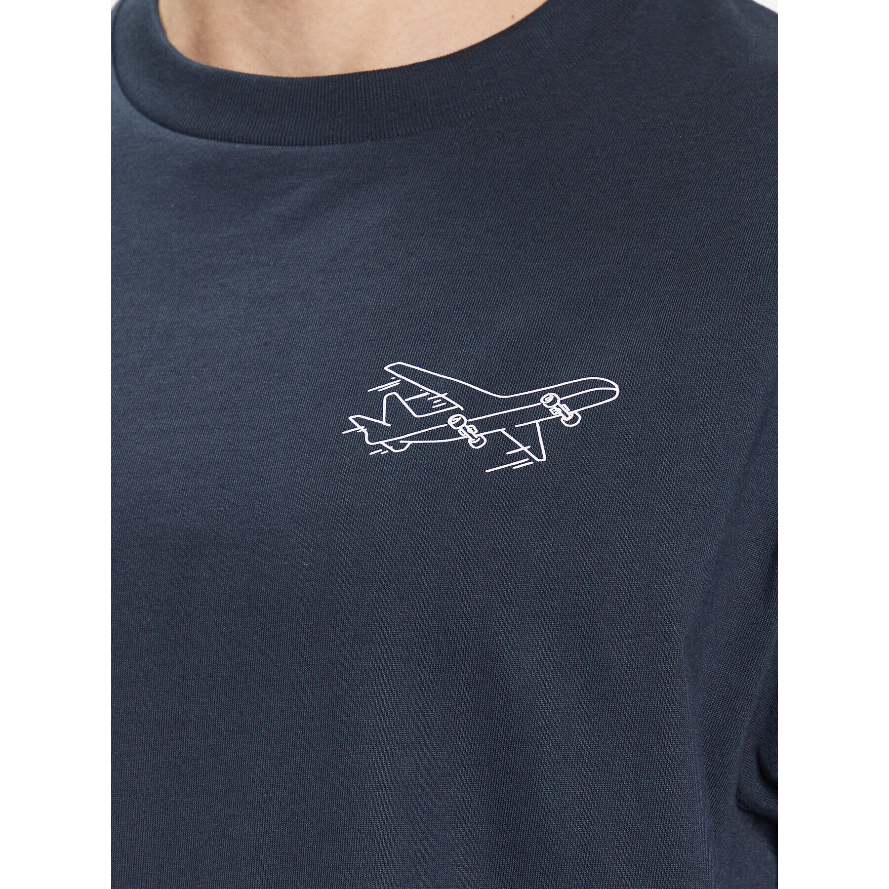 DC Тишърт ADYZT05259 Тъмносин Regular Fit - Pepit.bg