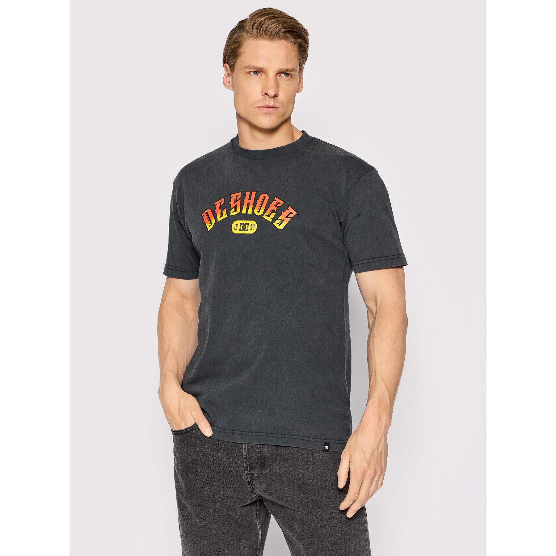 DC Тишърт Hell Bent ADYZT05106 Черен Regular Fit - Pepit.bg