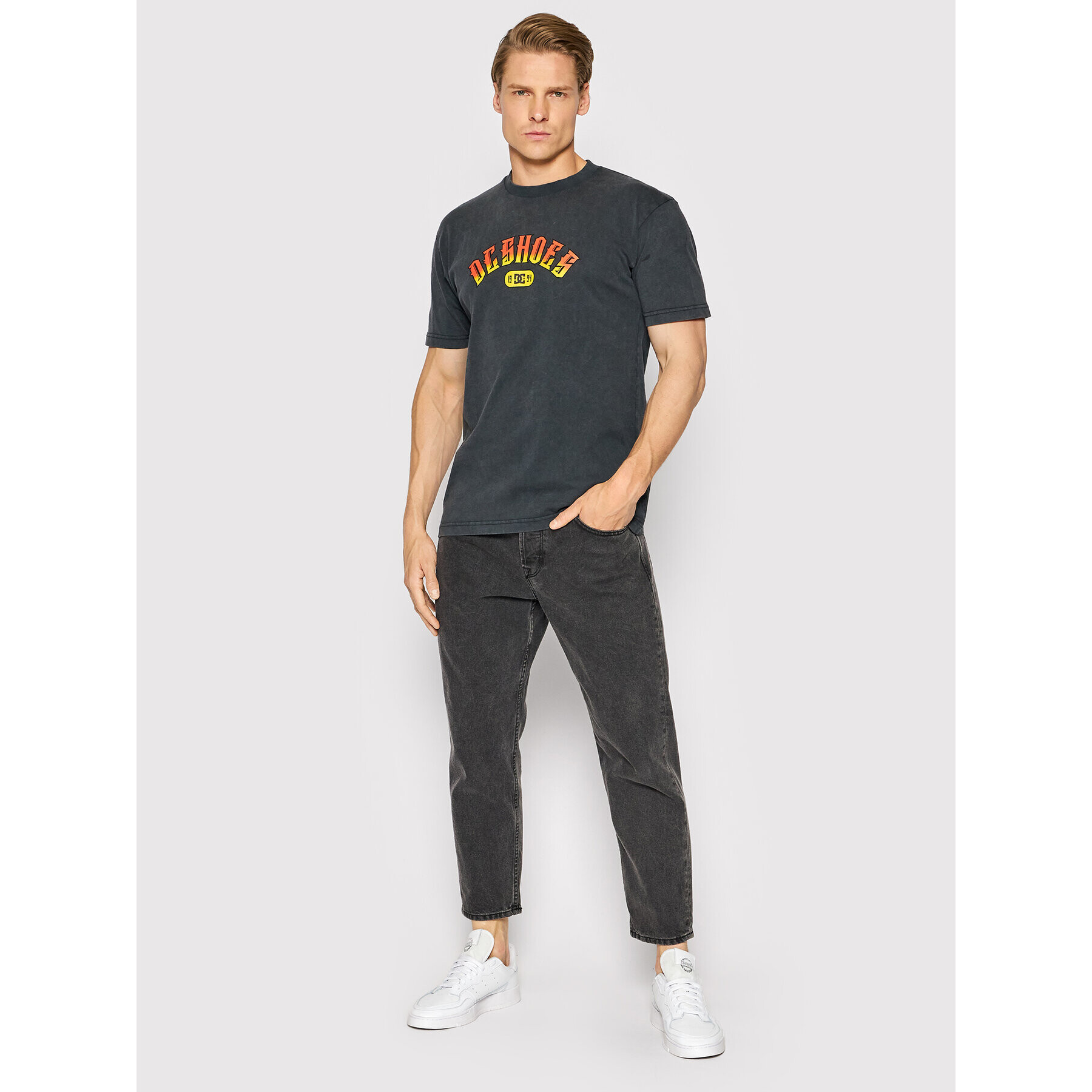 DC Тишърт Hell Bent ADYZT05106 Черен Regular Fit - Pepit.bg