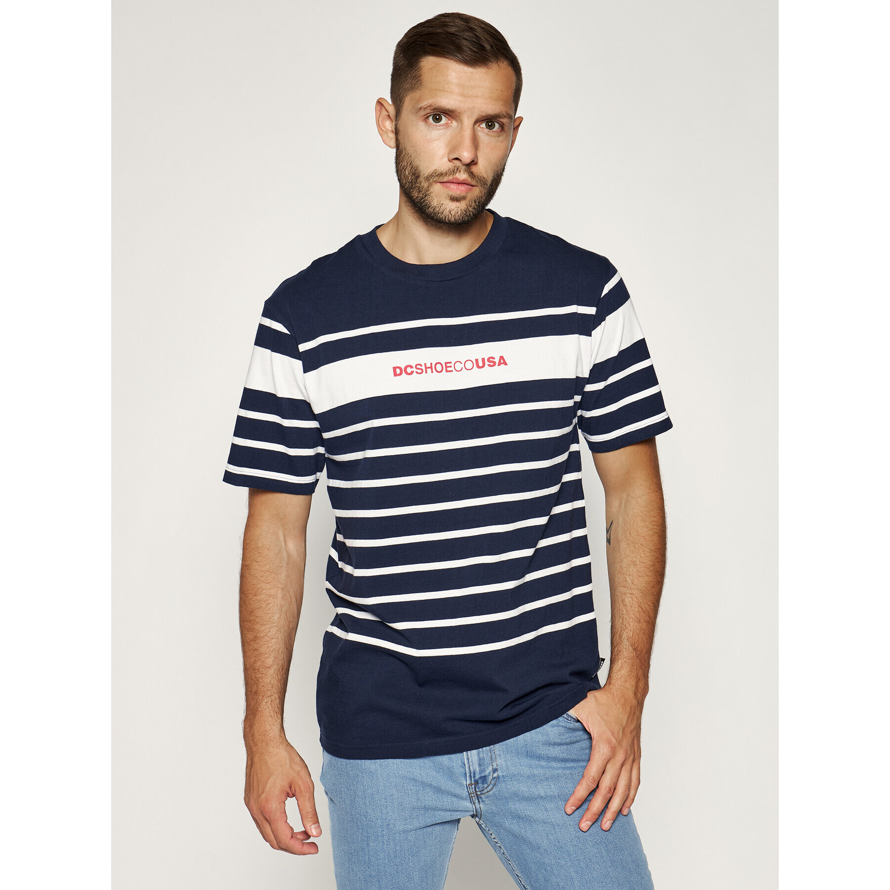 DC Тишърт Laytonville EDYKT03485 Тъмносин Regular Fit - Pepit.bg