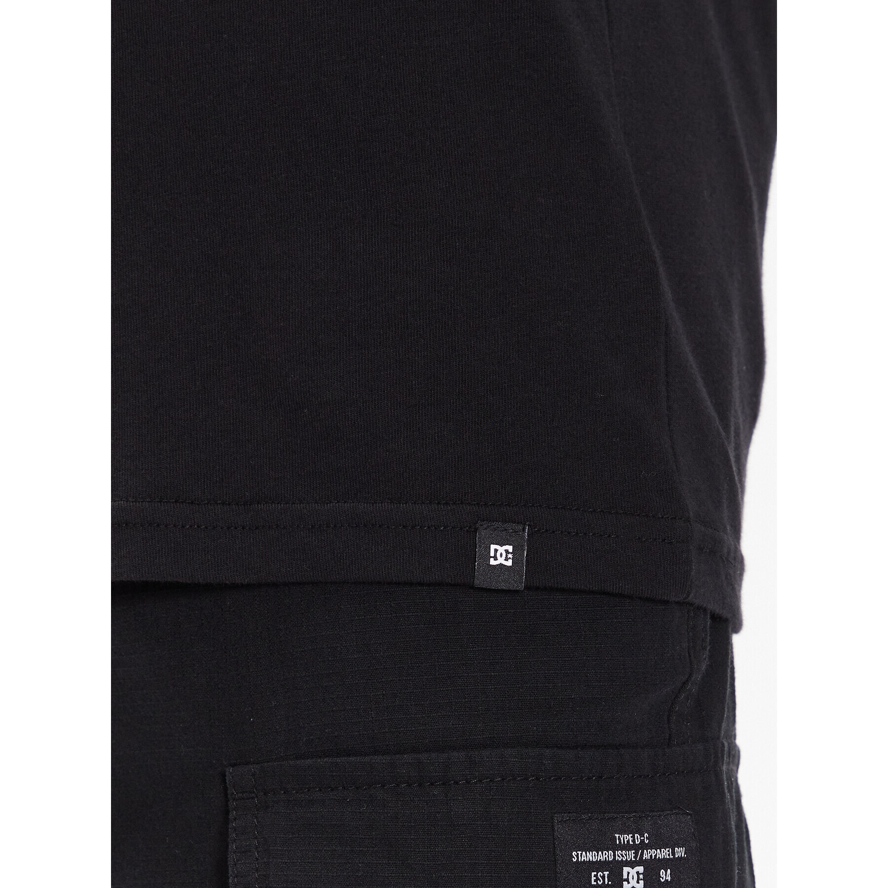 DC Тишърт Square Star ADYZT04987 Черен Regular Fit - Pepit.bg