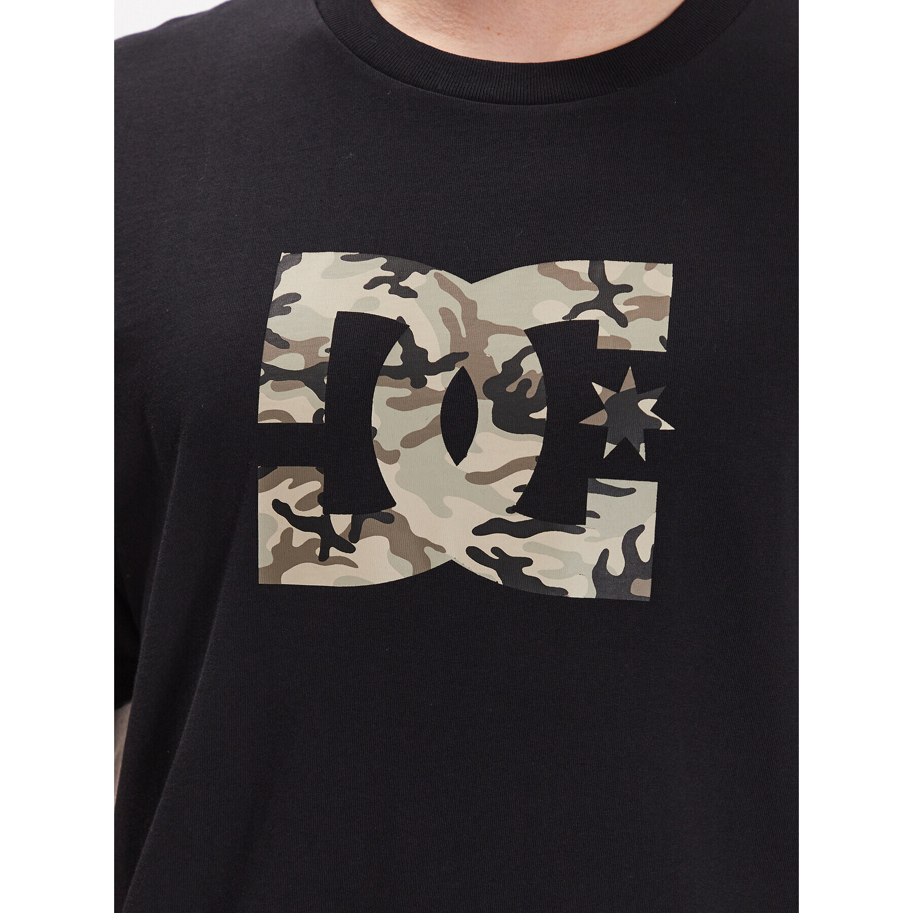 DC Тишърт Star Fill ADYZT05077 Черен Relaxed Fit - Pepit.bg