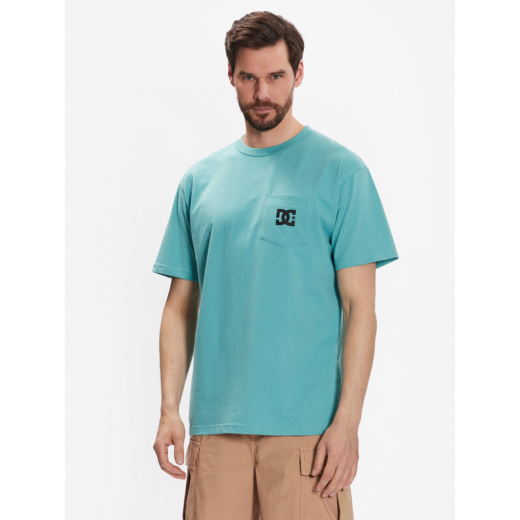 DC Тишърт Star Pocket ADYZT05043 Син Relaxed Fit - Pepit.bg