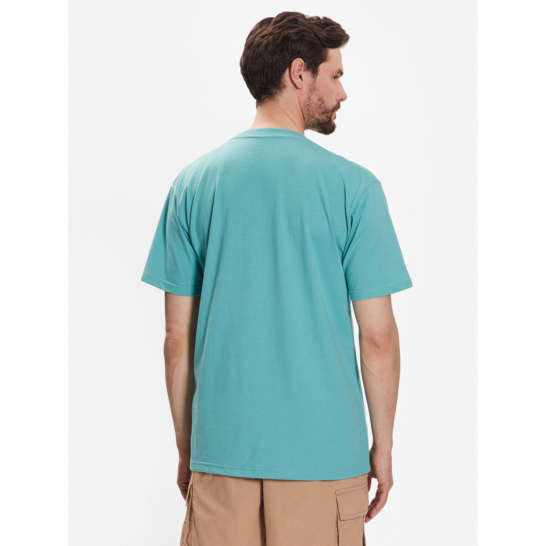 DC Тишърт Star Pocket ADYZT05043 Син Relaxed Fit - Pepit.bg