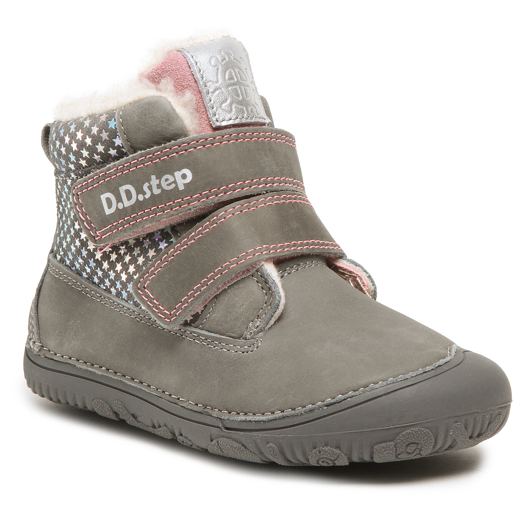 DD Step Зимни обувки W073-29BM Сив - Pepit.bg