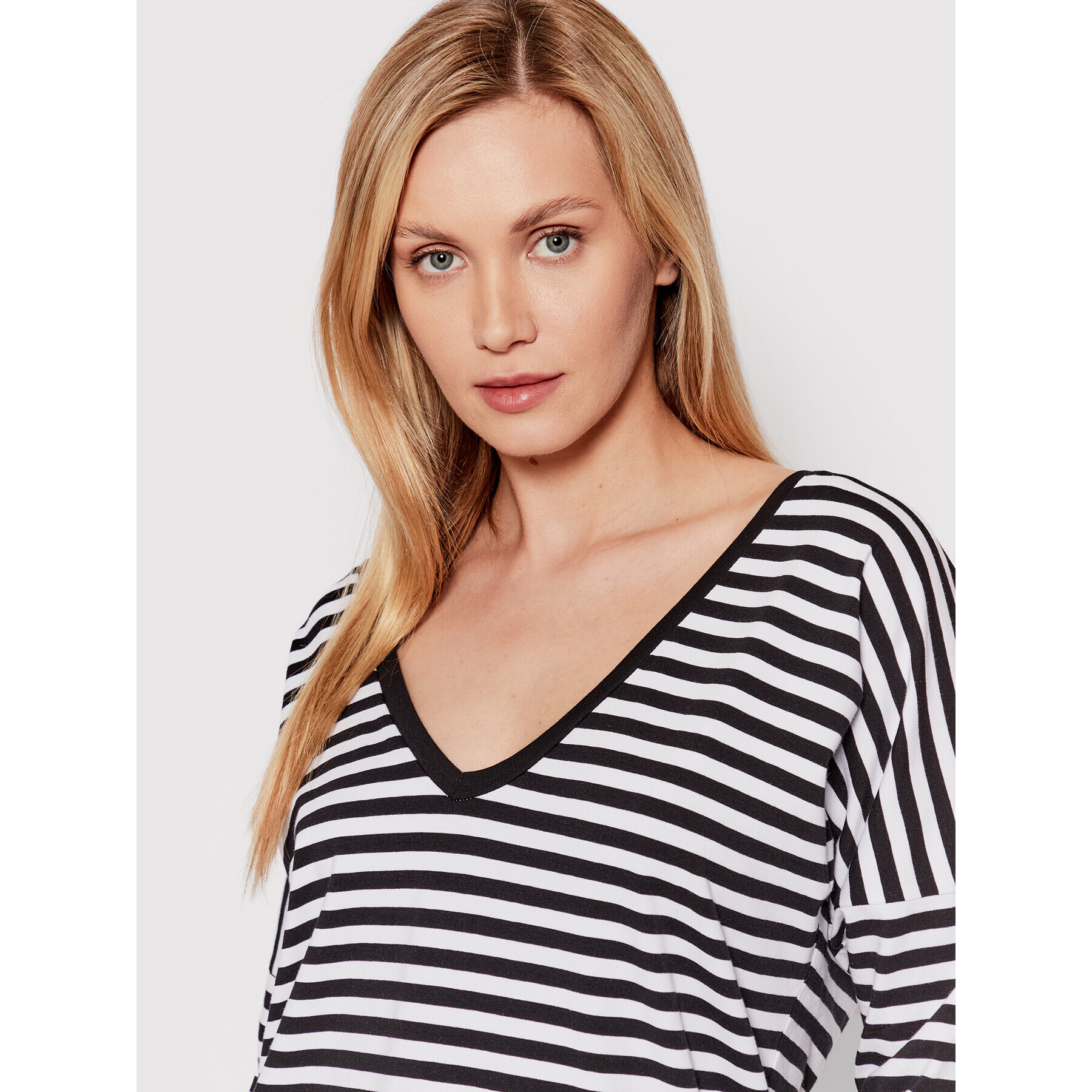 DeeZee Блуза Submarine Stripes DK-003 Черен Regular Fit - Pepit.bg