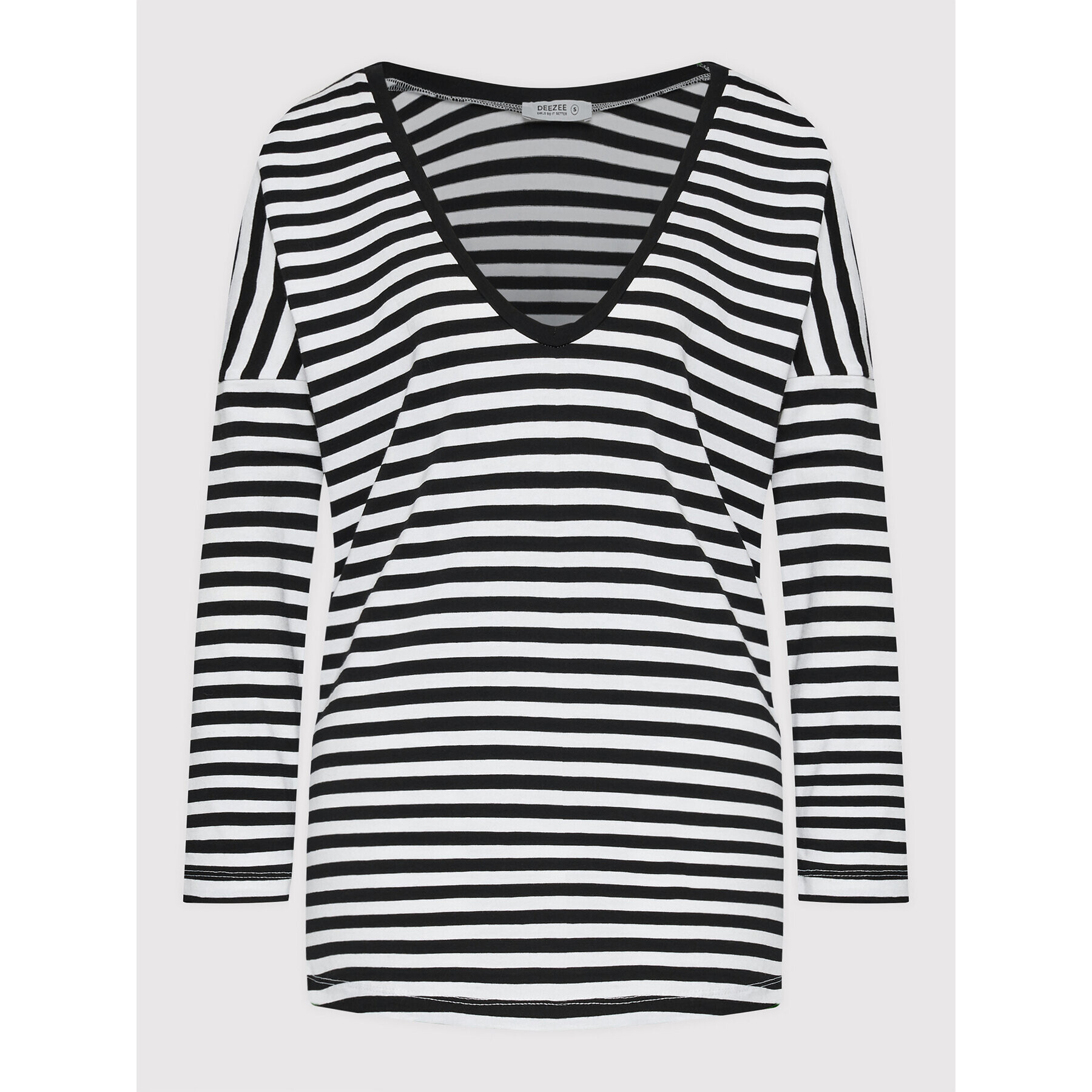 DeeZee Блуза Submarine Stripes DK-003 Черен Regular Fit - Pepit.bg