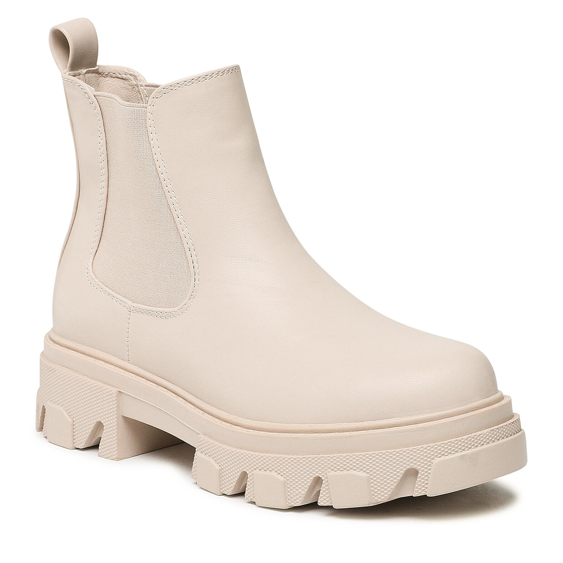 DeeZee Боти тип челси H12901-6 Бежов - Pepit.bg