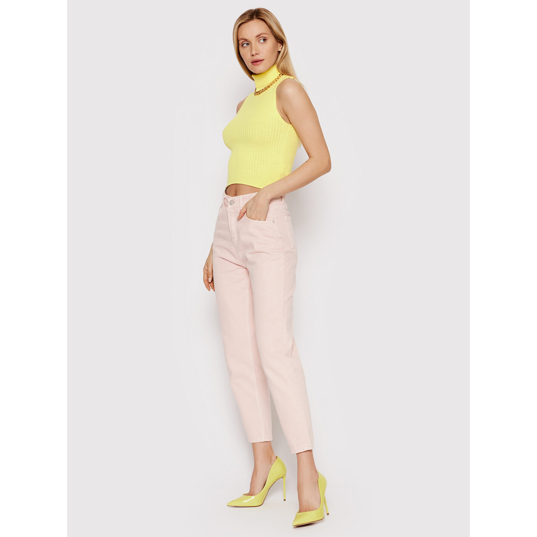 DeeZee Поло Mirally BLUD0001 Жълт Slim Fit - Pepit.bg