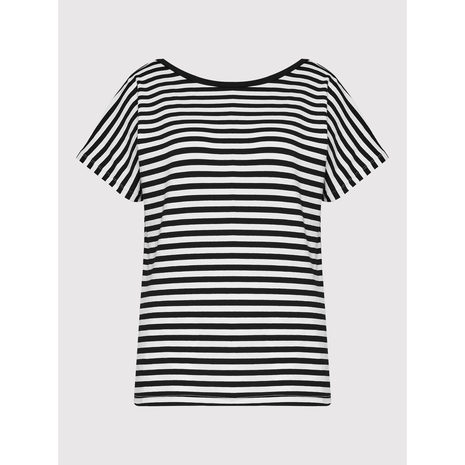 DeeZee Тишърт Moody Stripes DK-001 Черен Regular Fit - Pepit.bg